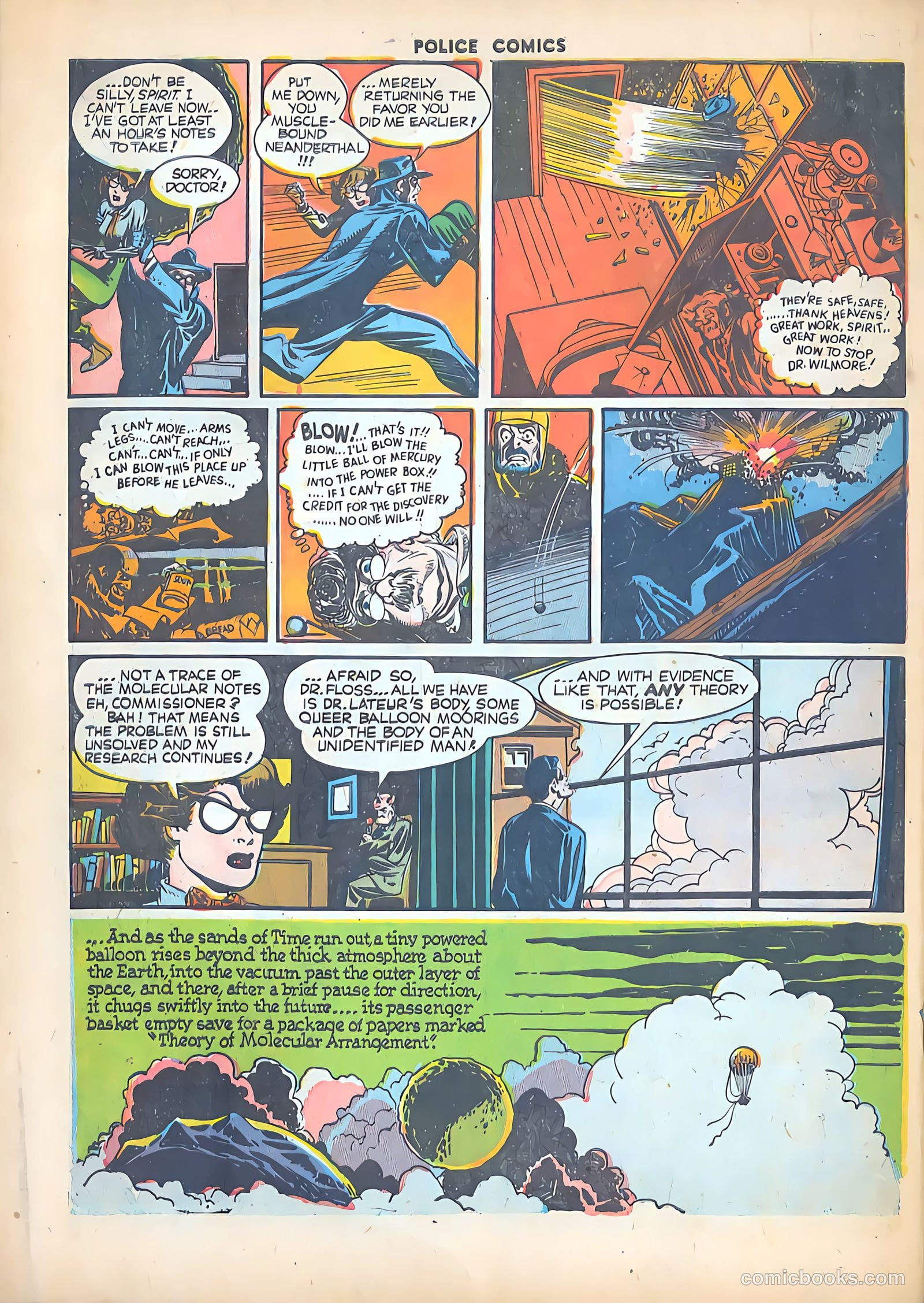 Police Comics #102 — page 44 of 46