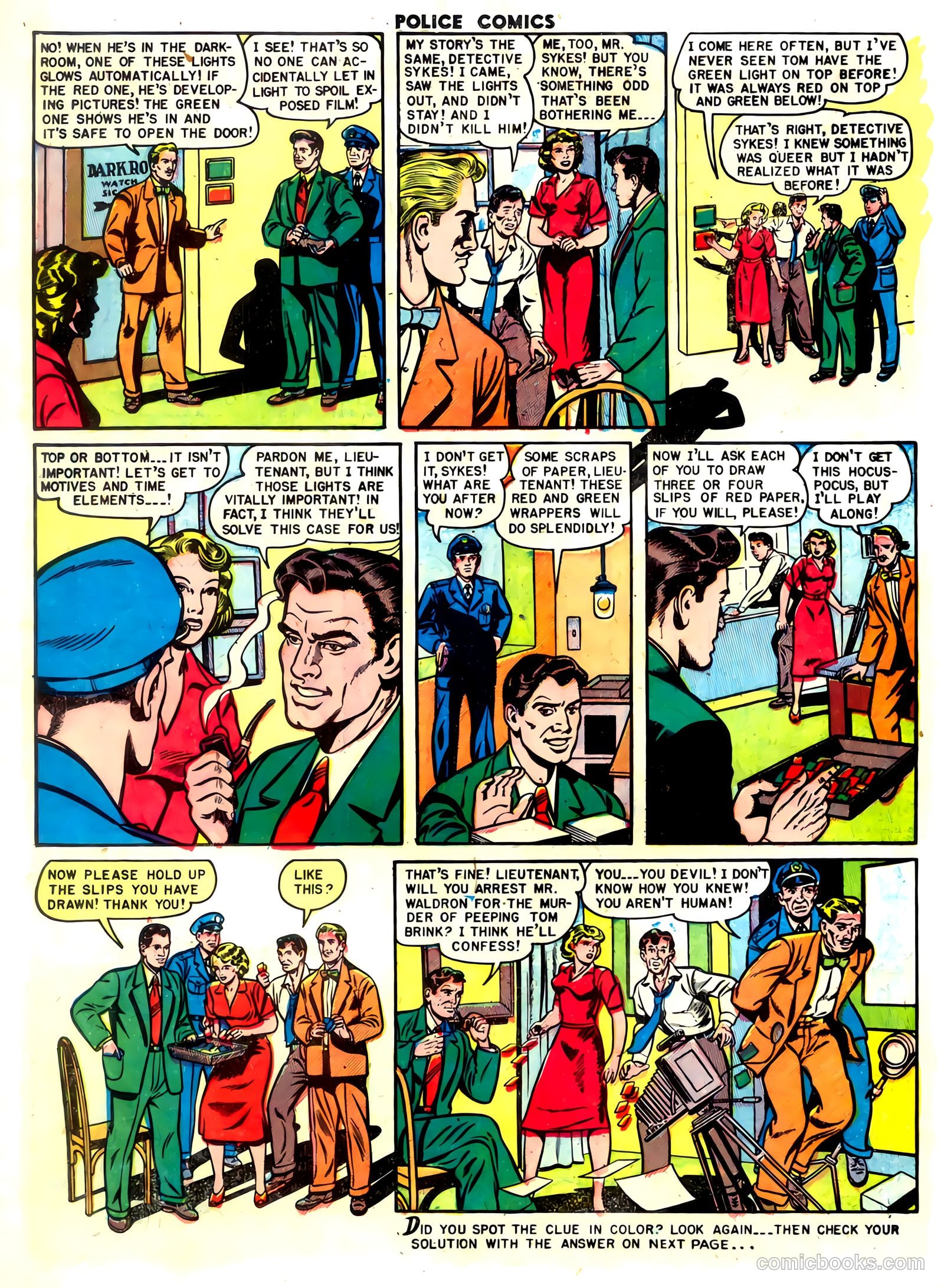 Police Comics #105 — page 34 of 52