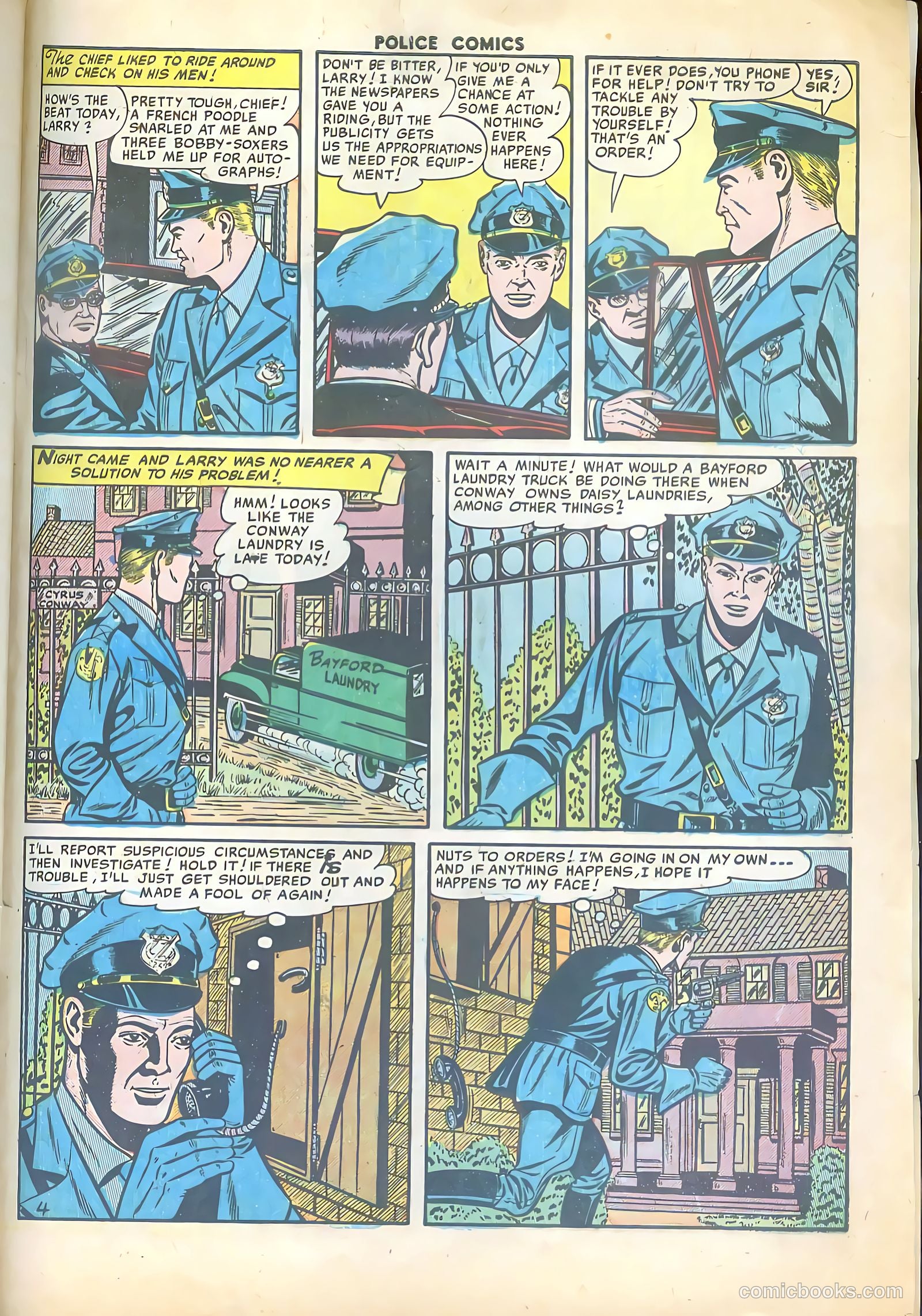Police Comics #108 — page 31 of 35