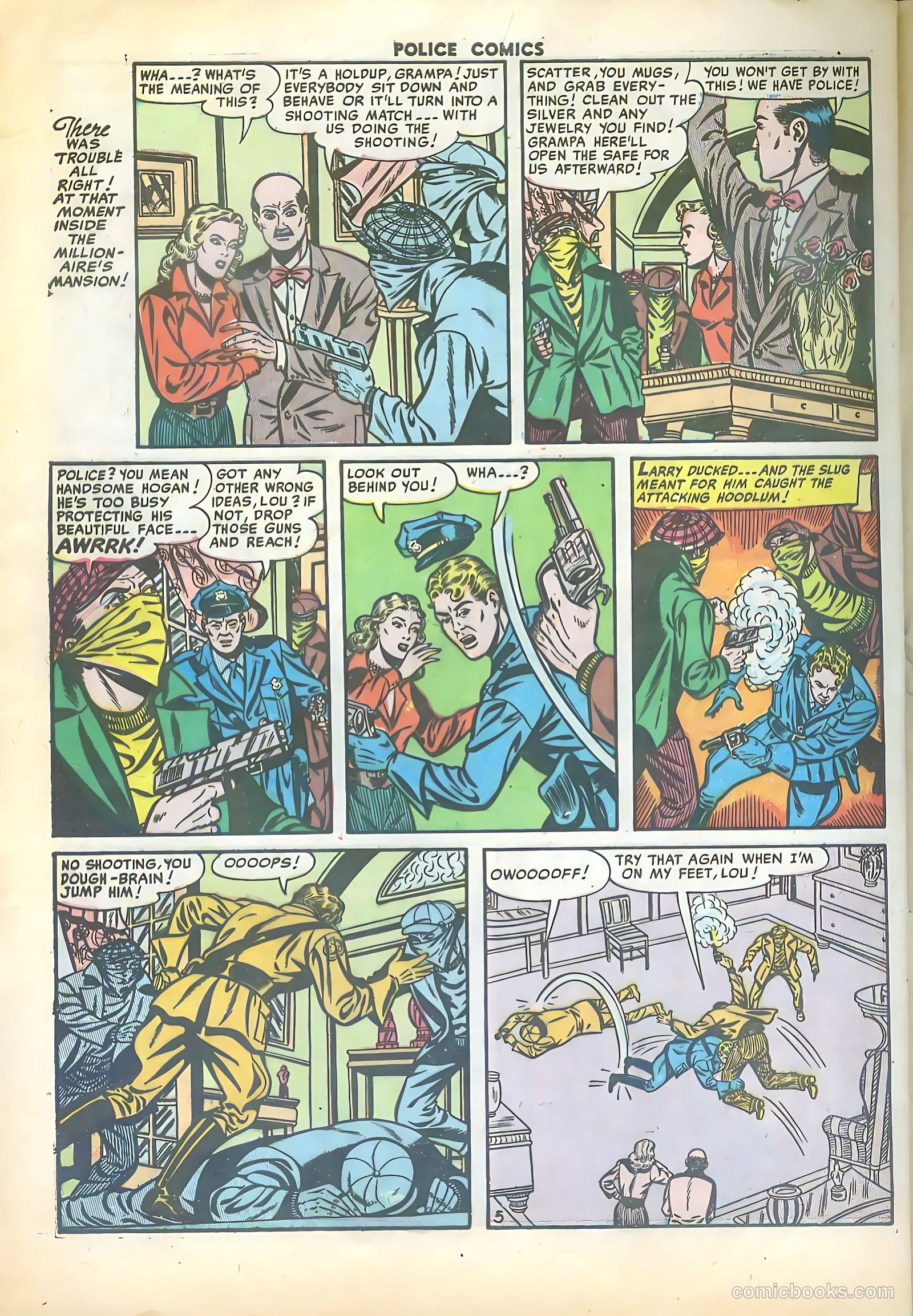Police Comics #108 — page 32 of 35