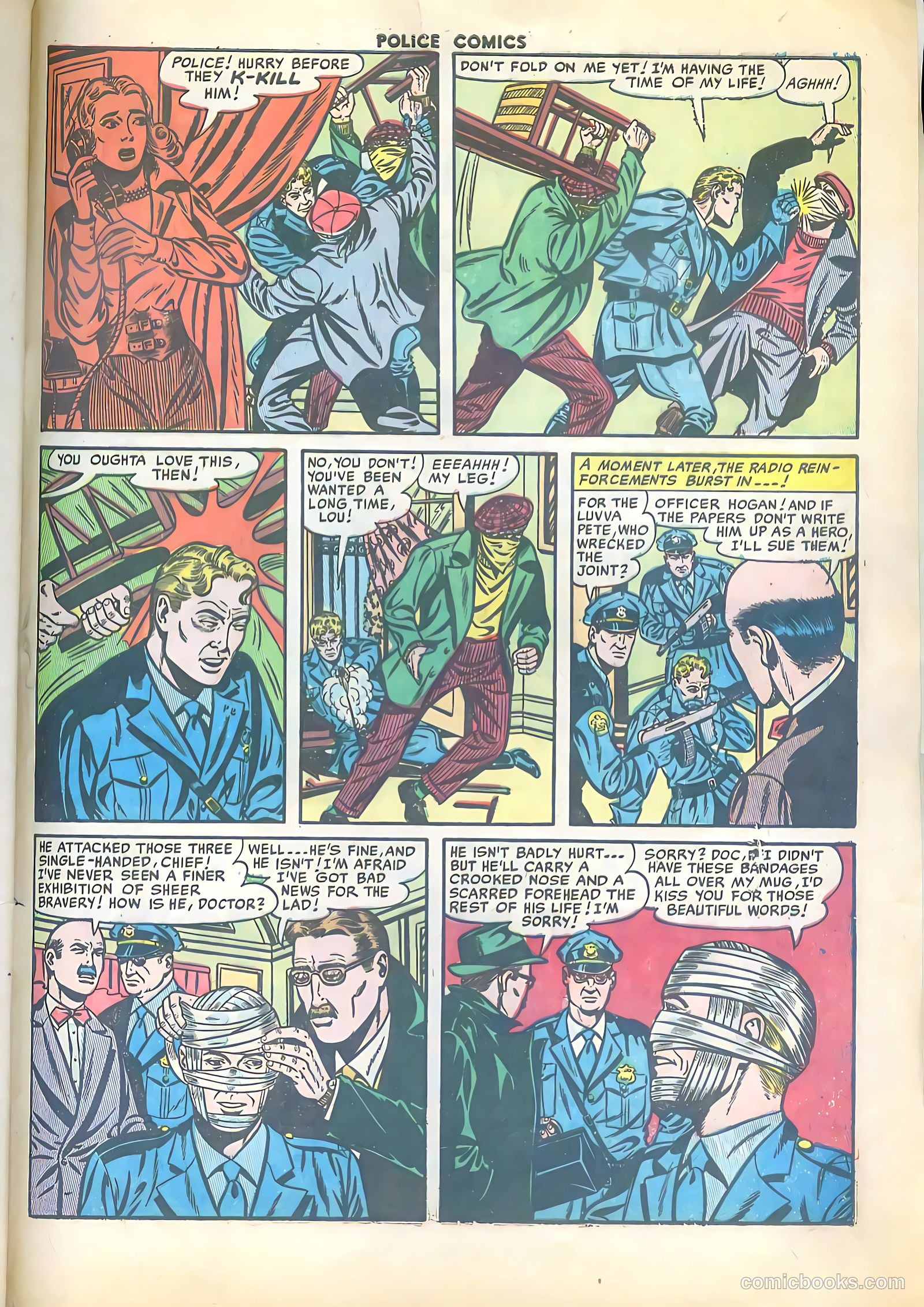 Police Comics #108 — page 33 of 35
