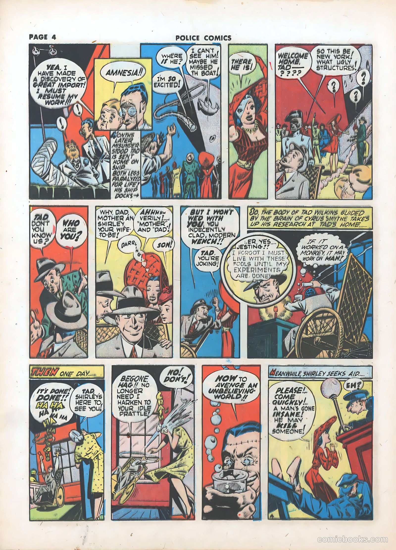 Police Comics #11 — page 6 of 68