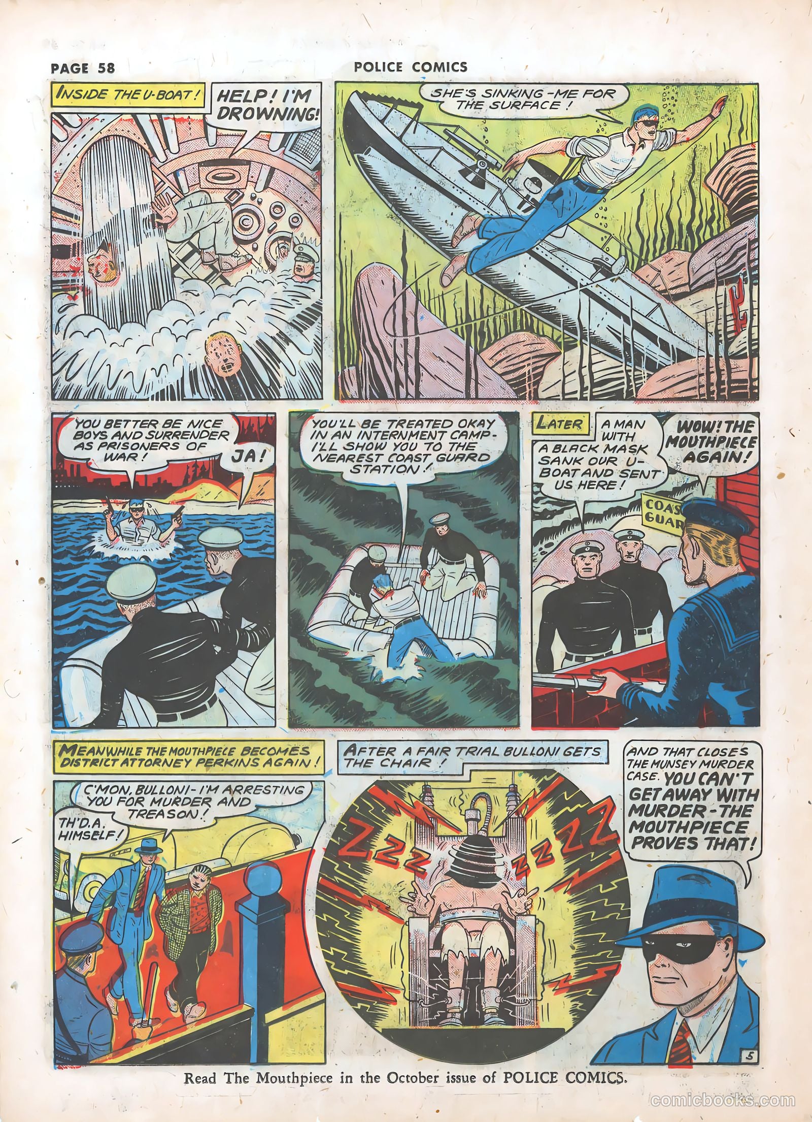 Police Comics #11 — page 60 of 68