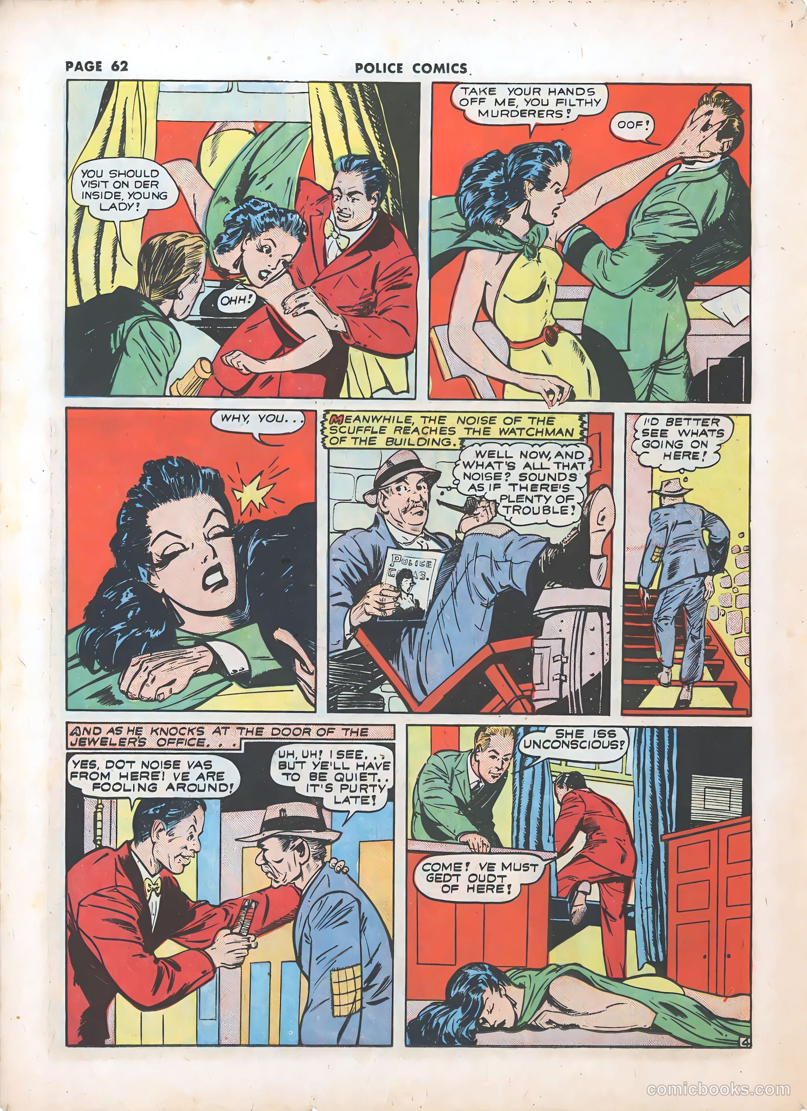 Police Comics #11 — page 64 of 68