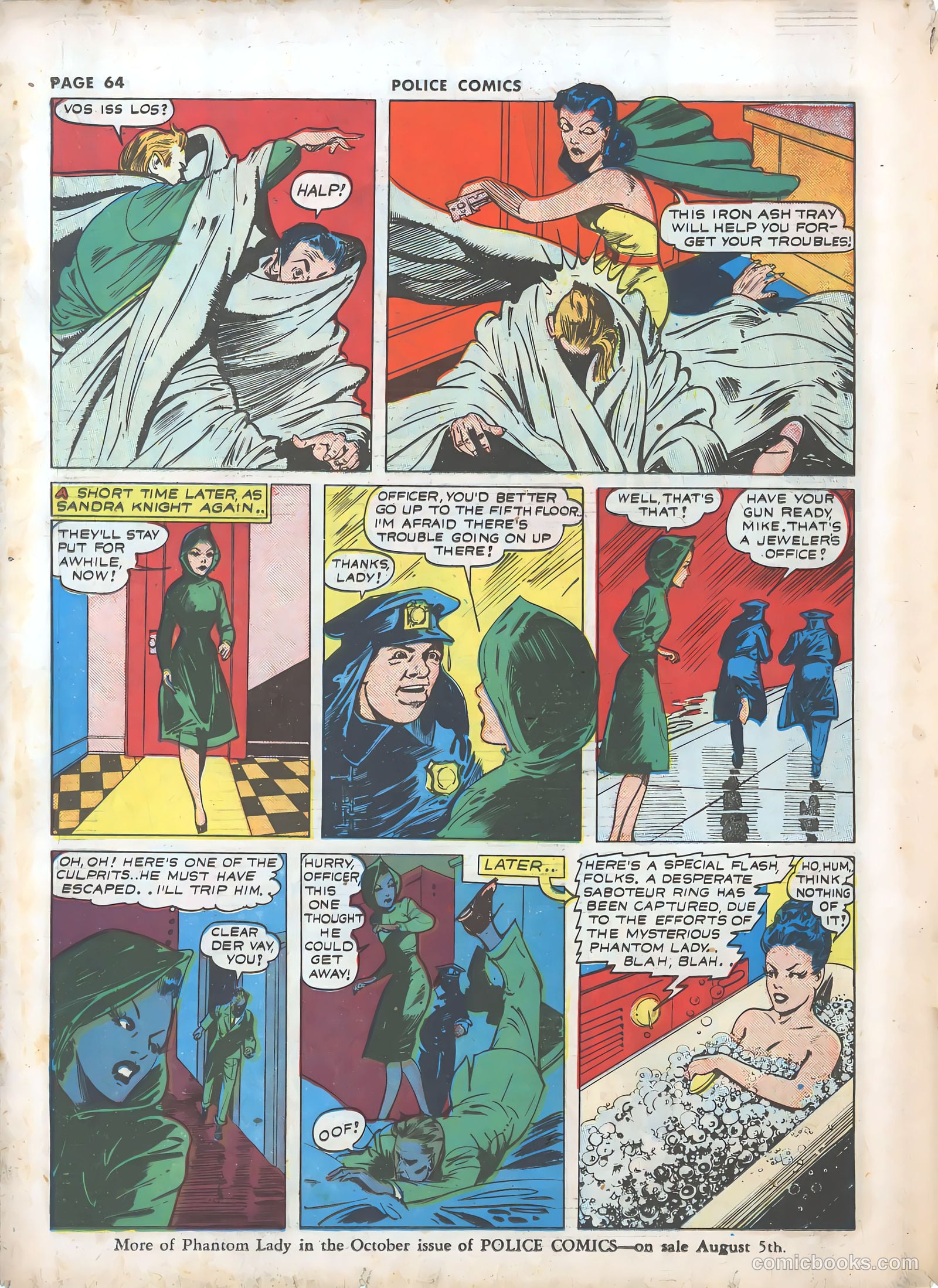 Police Comics #11 — page 66 of 68