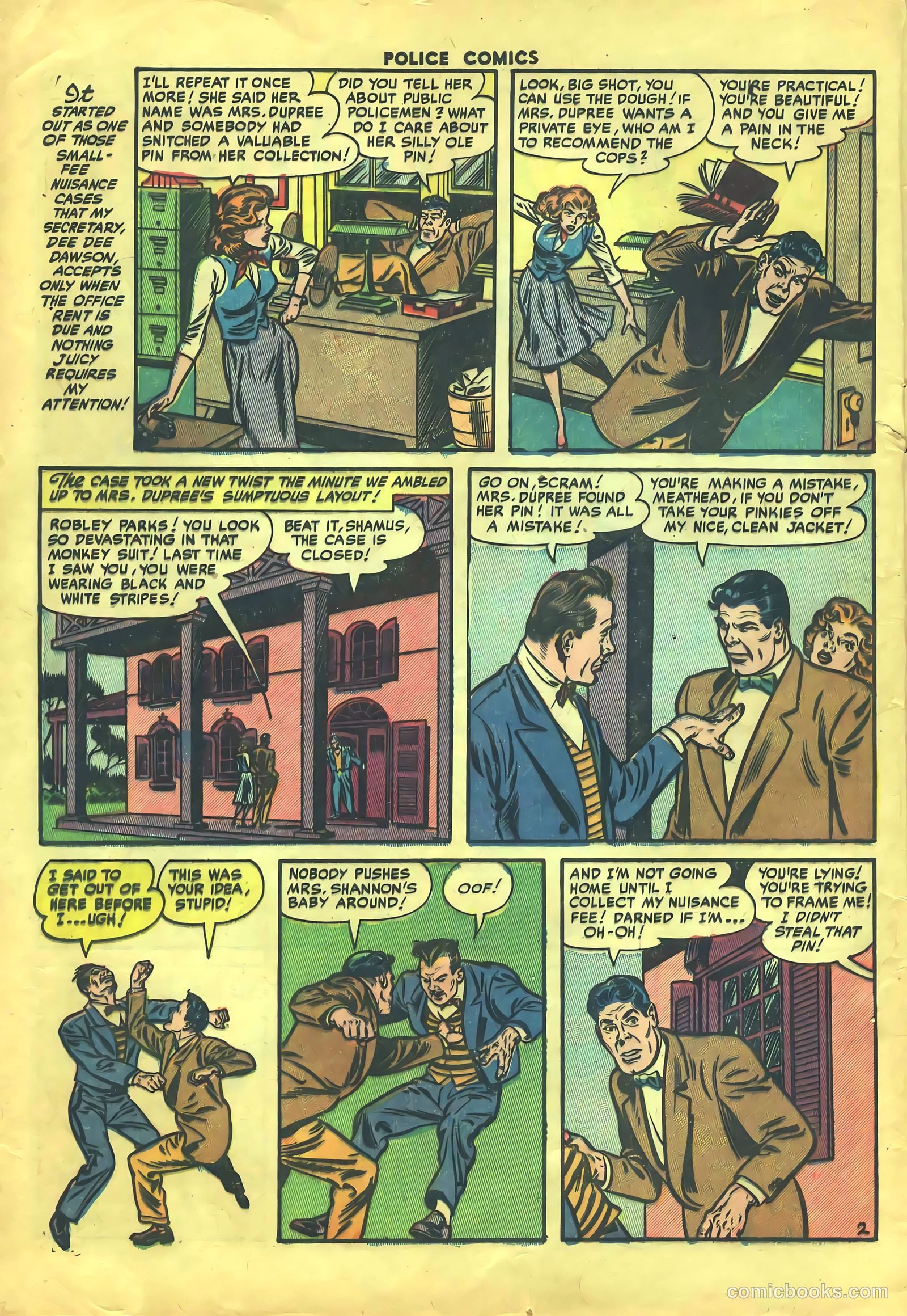 Police Comics #119 — page 4 of 36