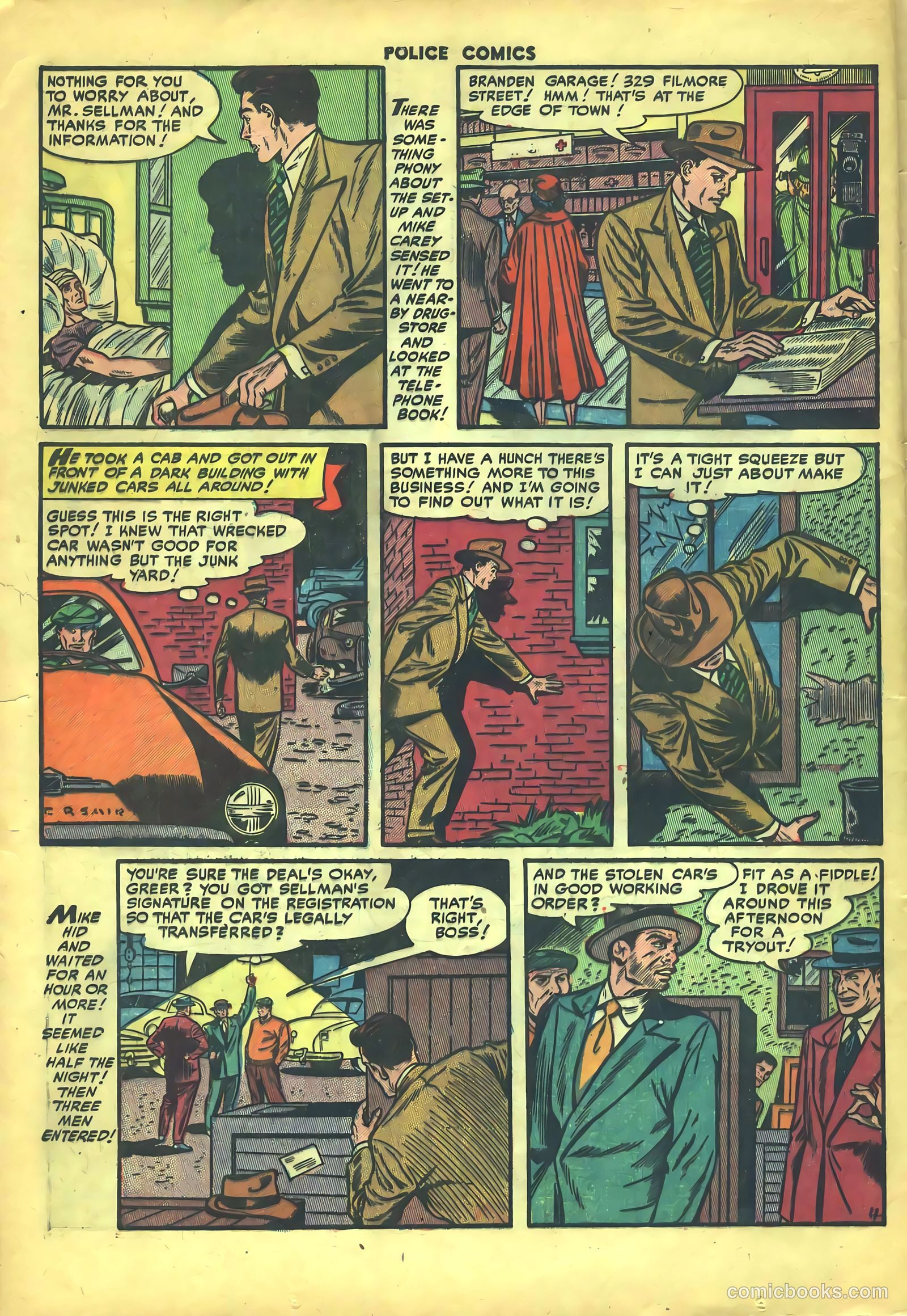 Police Comics #119 — page 32 of 36