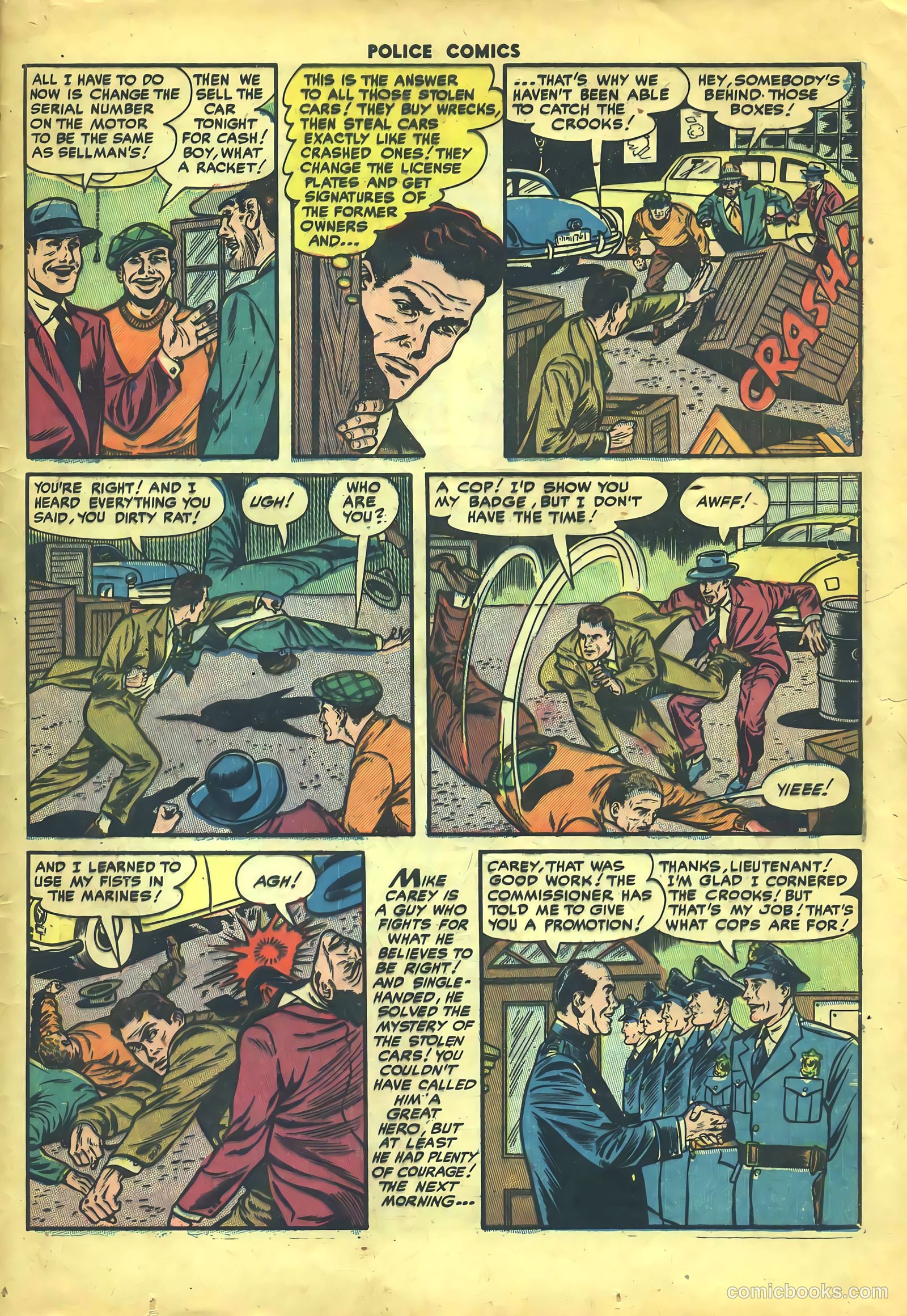 Police Comics #119 — page 33 of 36
