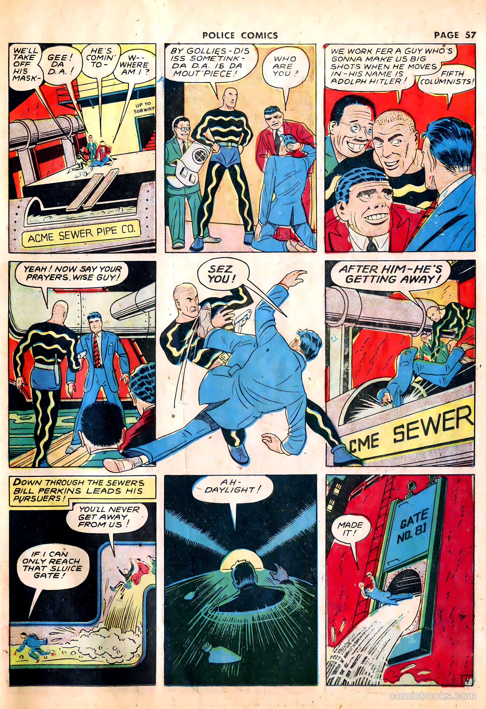 Police Comics #12 — page 60 of 69