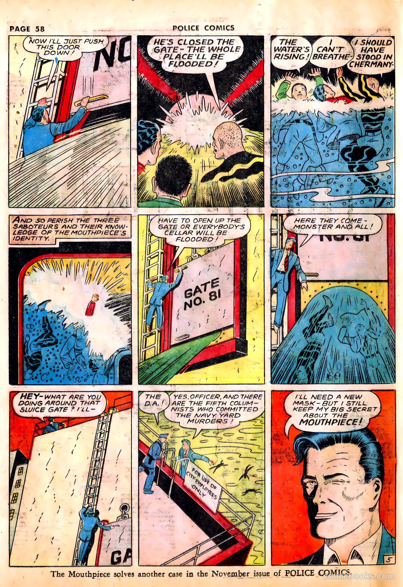 Police Comics #12 — page 61 of 69