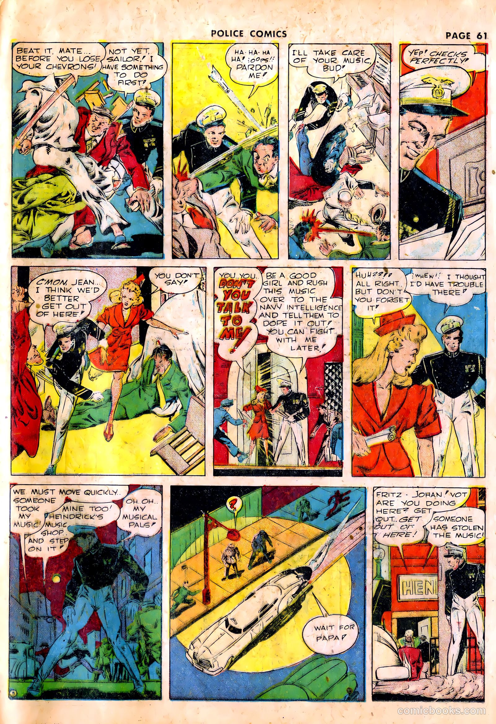 Police Comics #12 — page 64 of 69