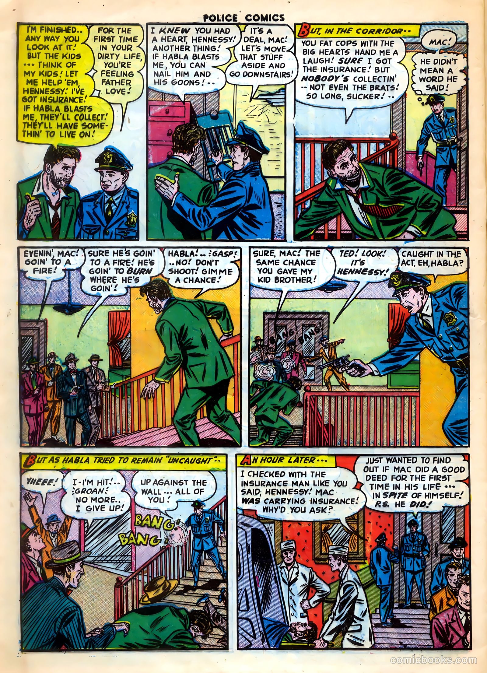 Police Comics #121 — page 32 of 37