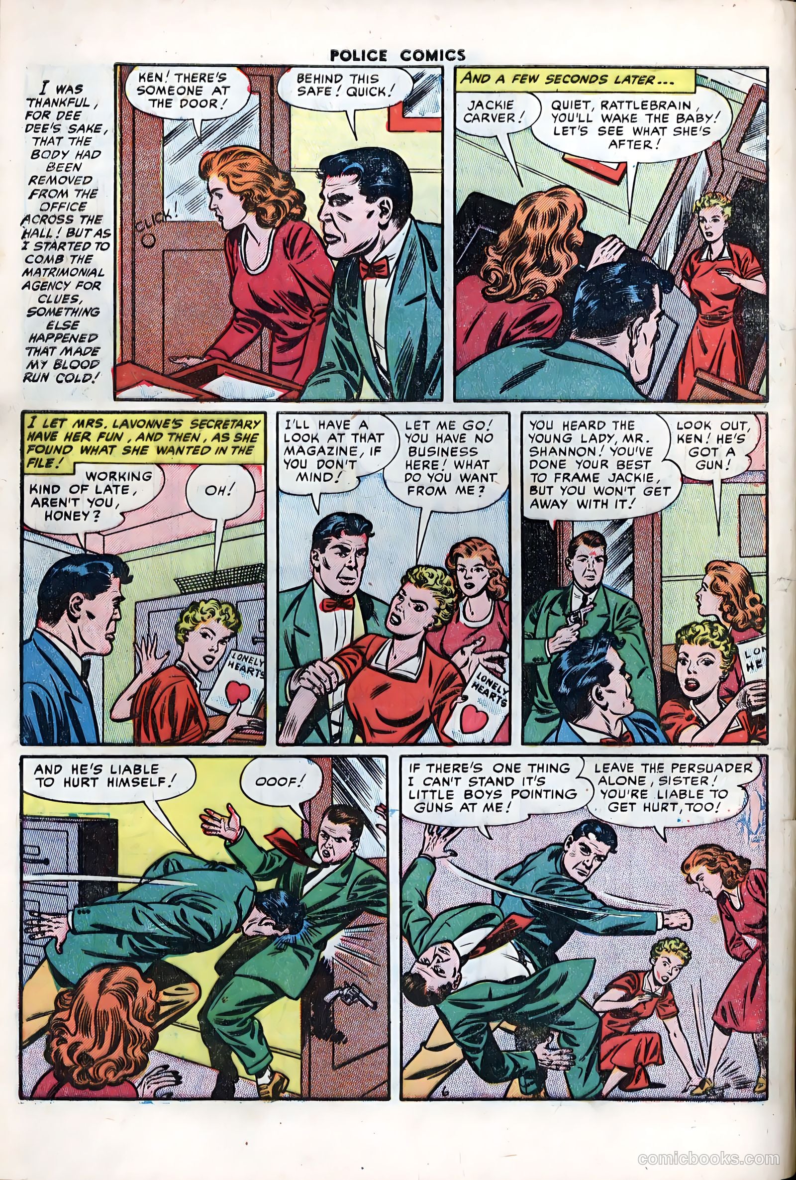 Police Comics #122 — page 8 of 36