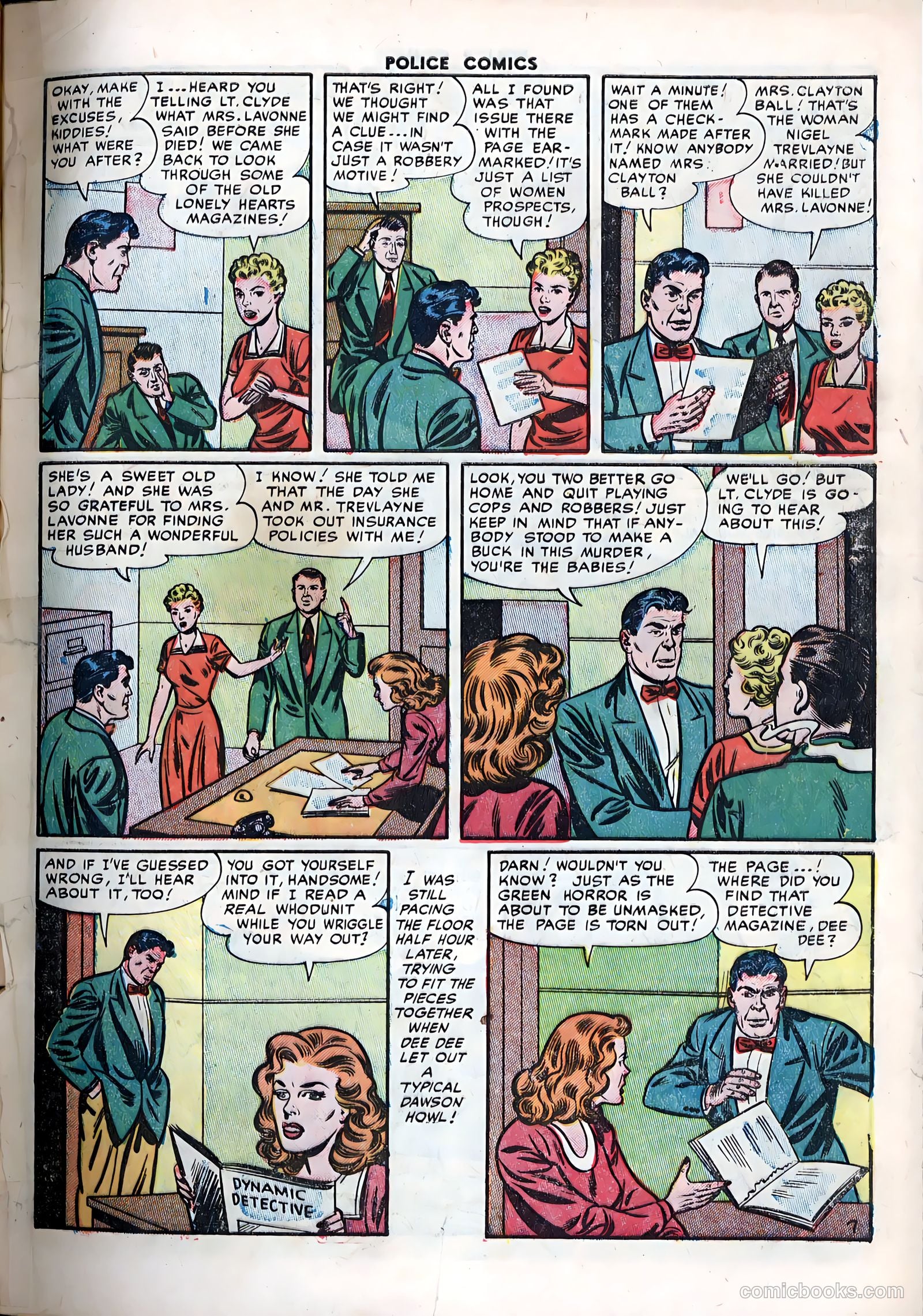 Police Comics #122 — page 9 of 36