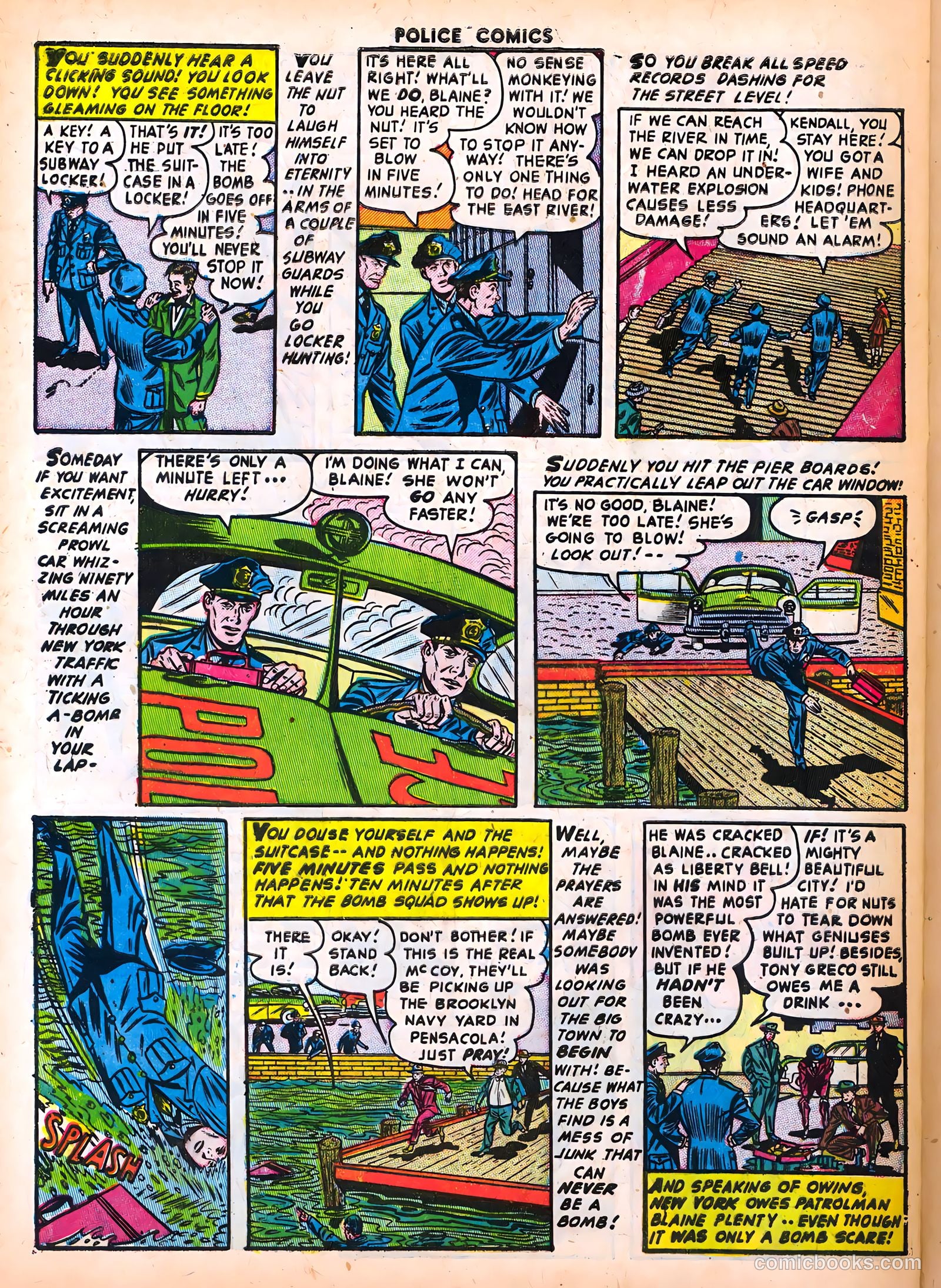 Police Comics #123 — page 32 of 36