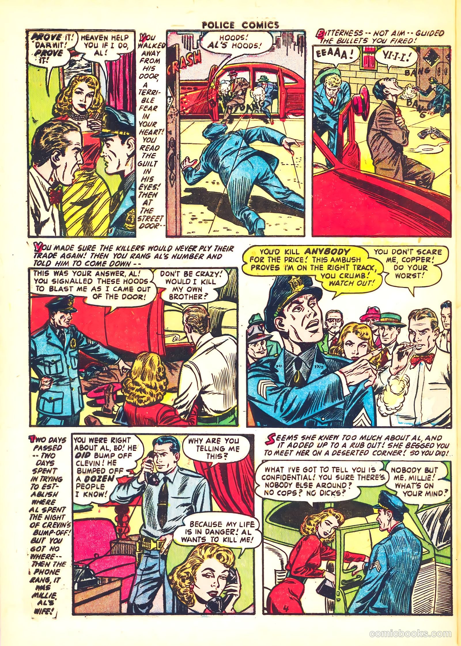 Police Comics #124 — page 32 of 36