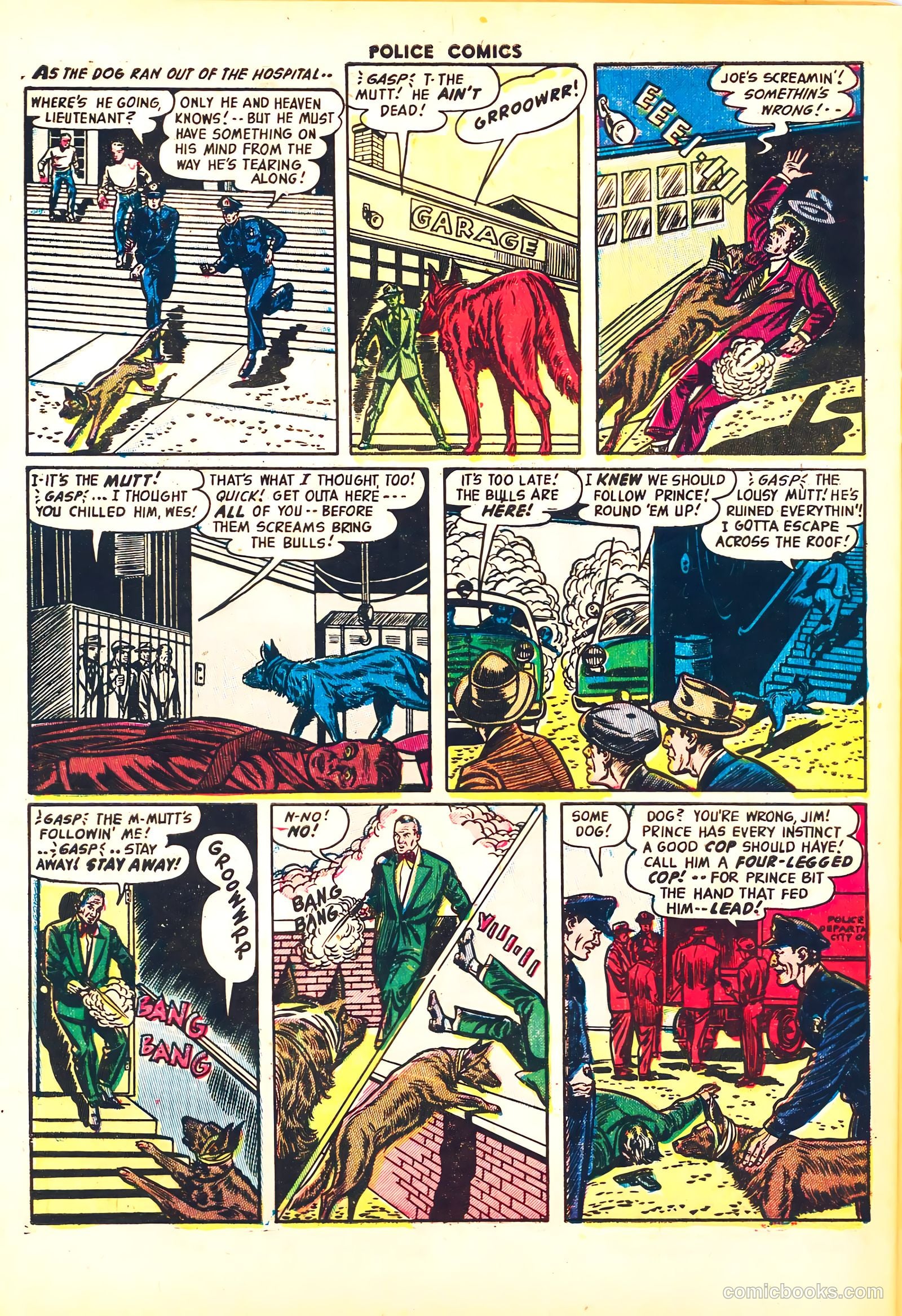 Police Comics #126 — page 32 of 36