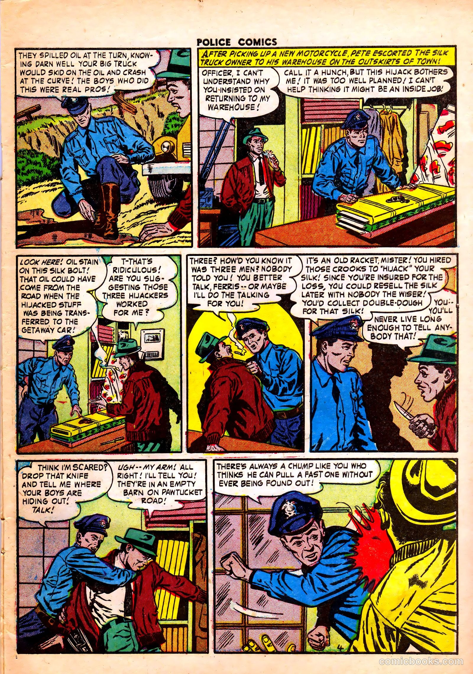 Police Comics #127 — page 31 of 37