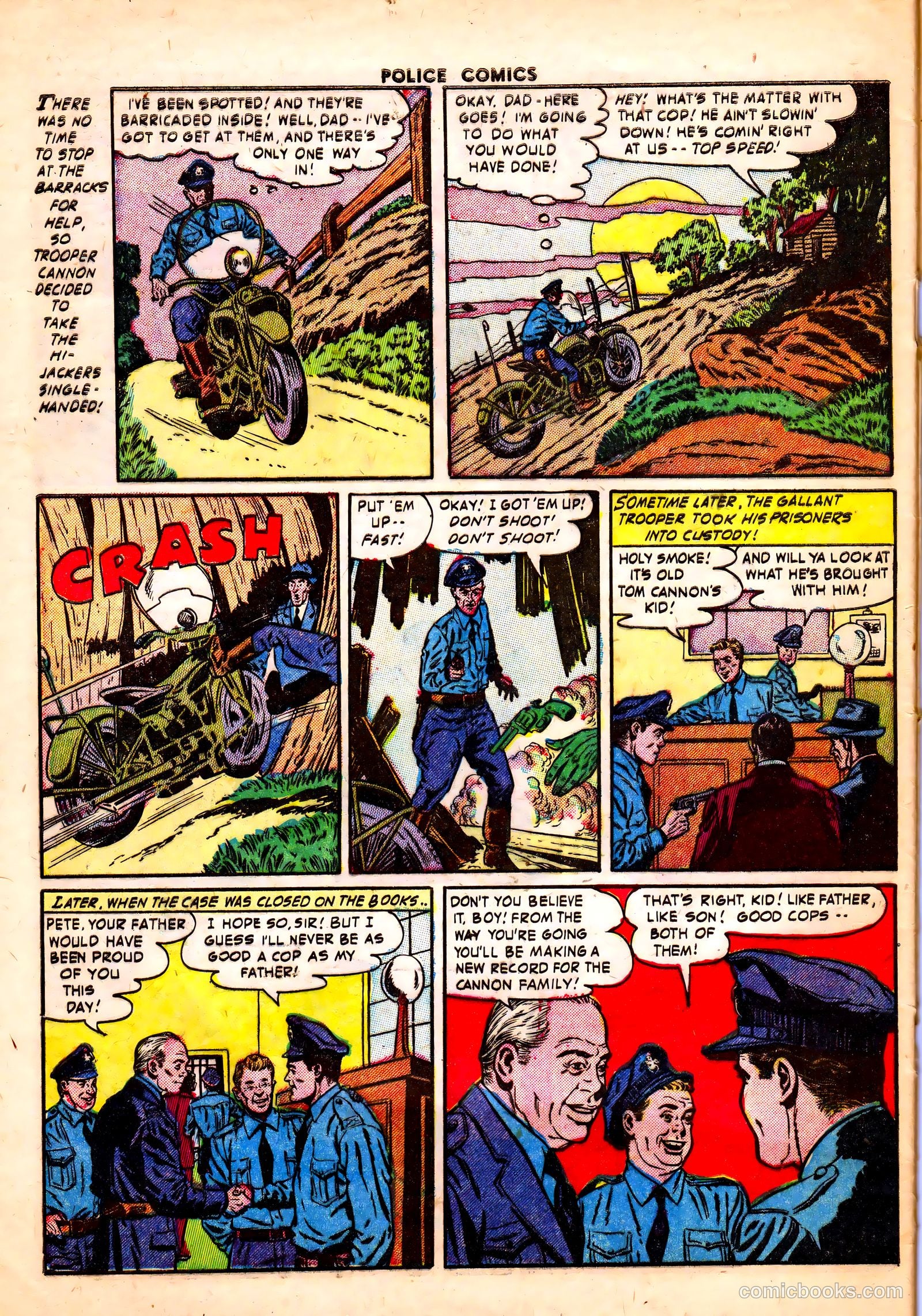 Police Comics #127 — page 32 of 37