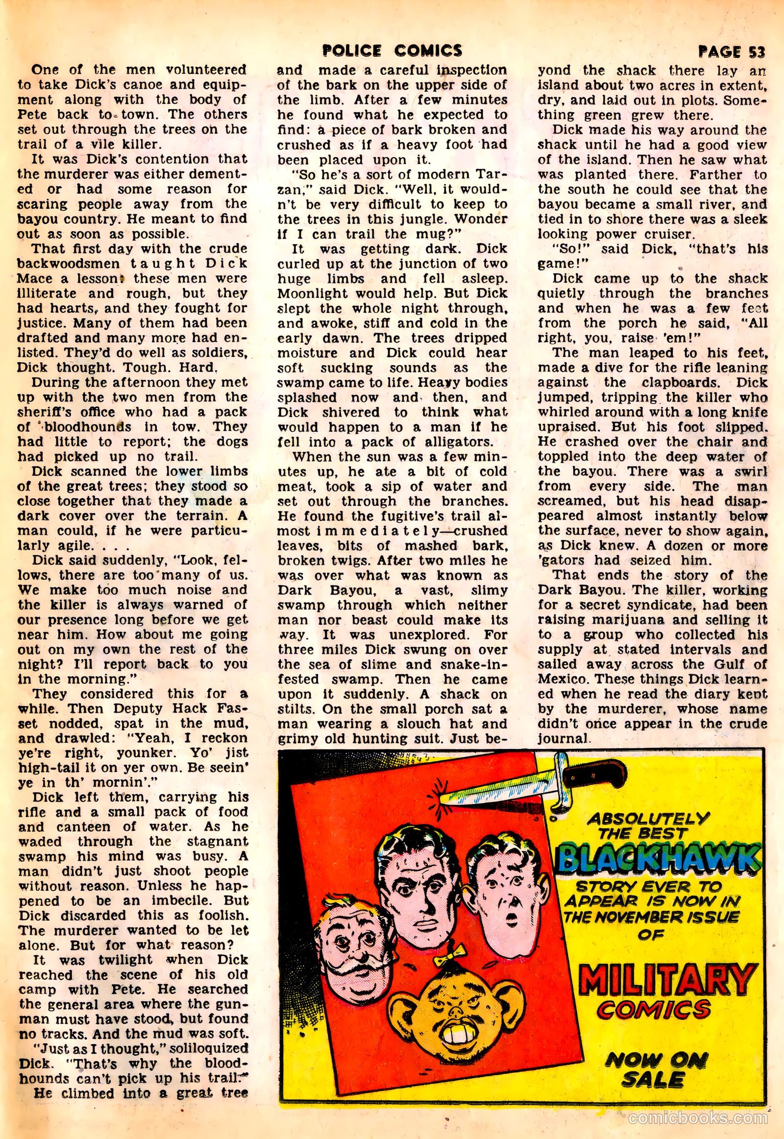 Police Comics #13 — page 55 of 68