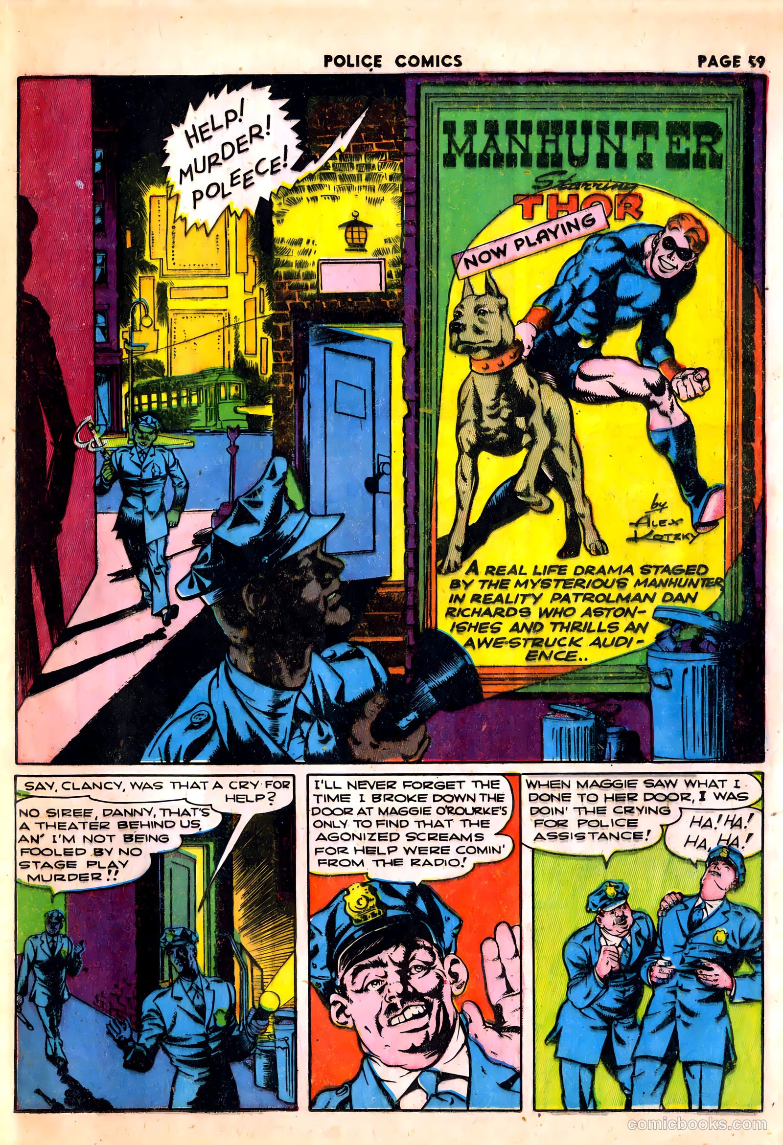 Police Comics #13 — page 61 of 68