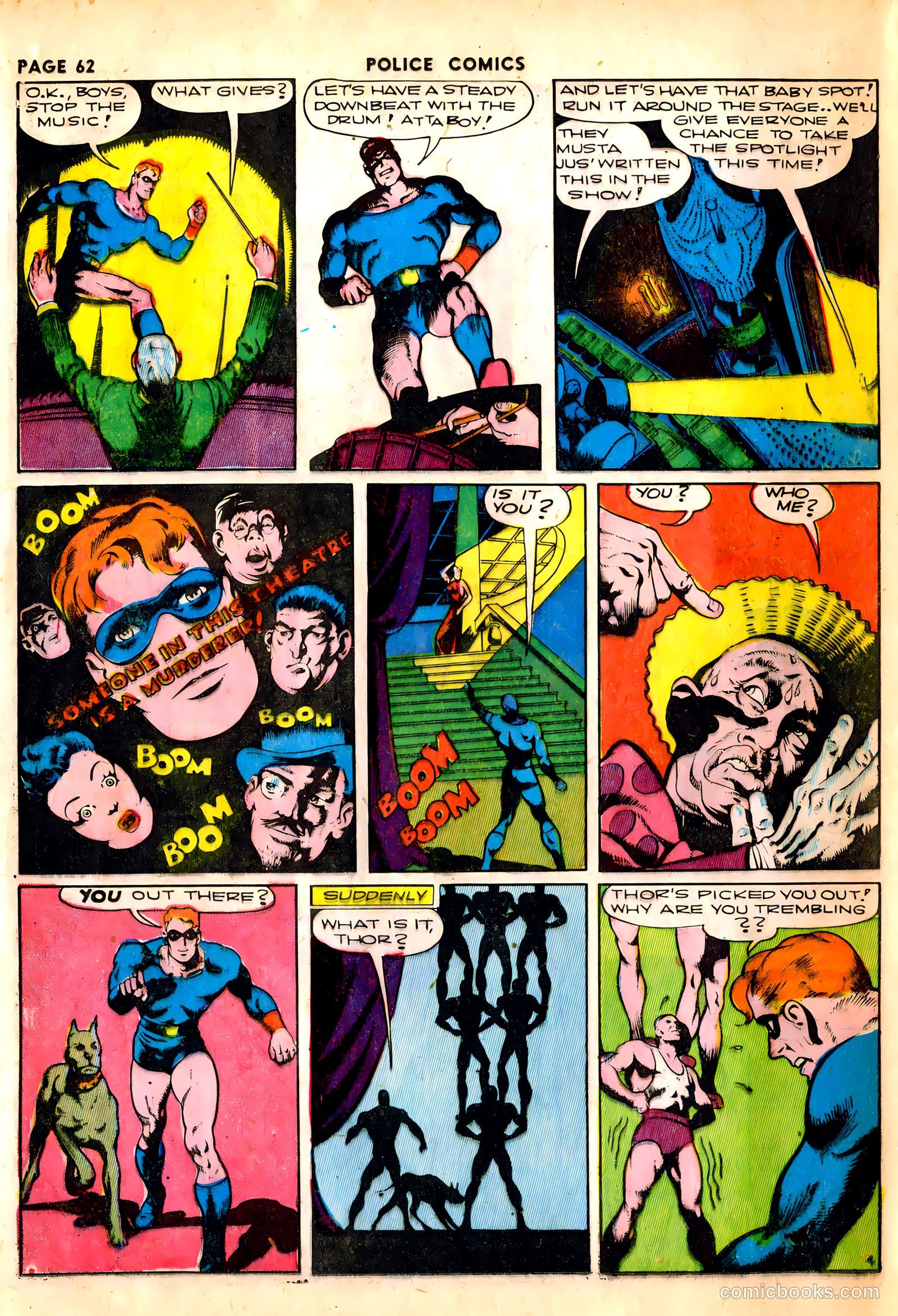 Police Comics #13 — page 64 of 68
