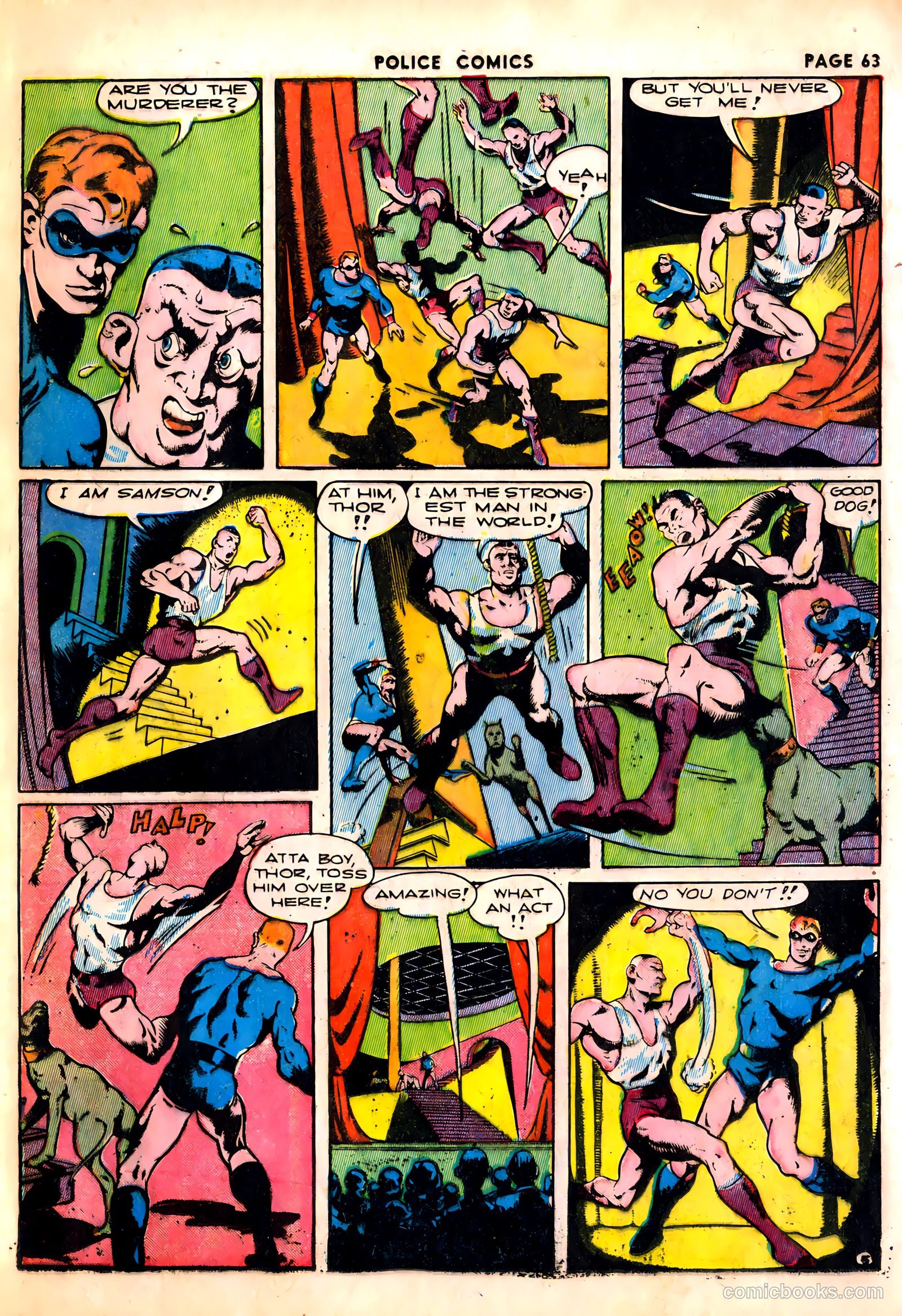 Police Comics #13 — page 65 of 68