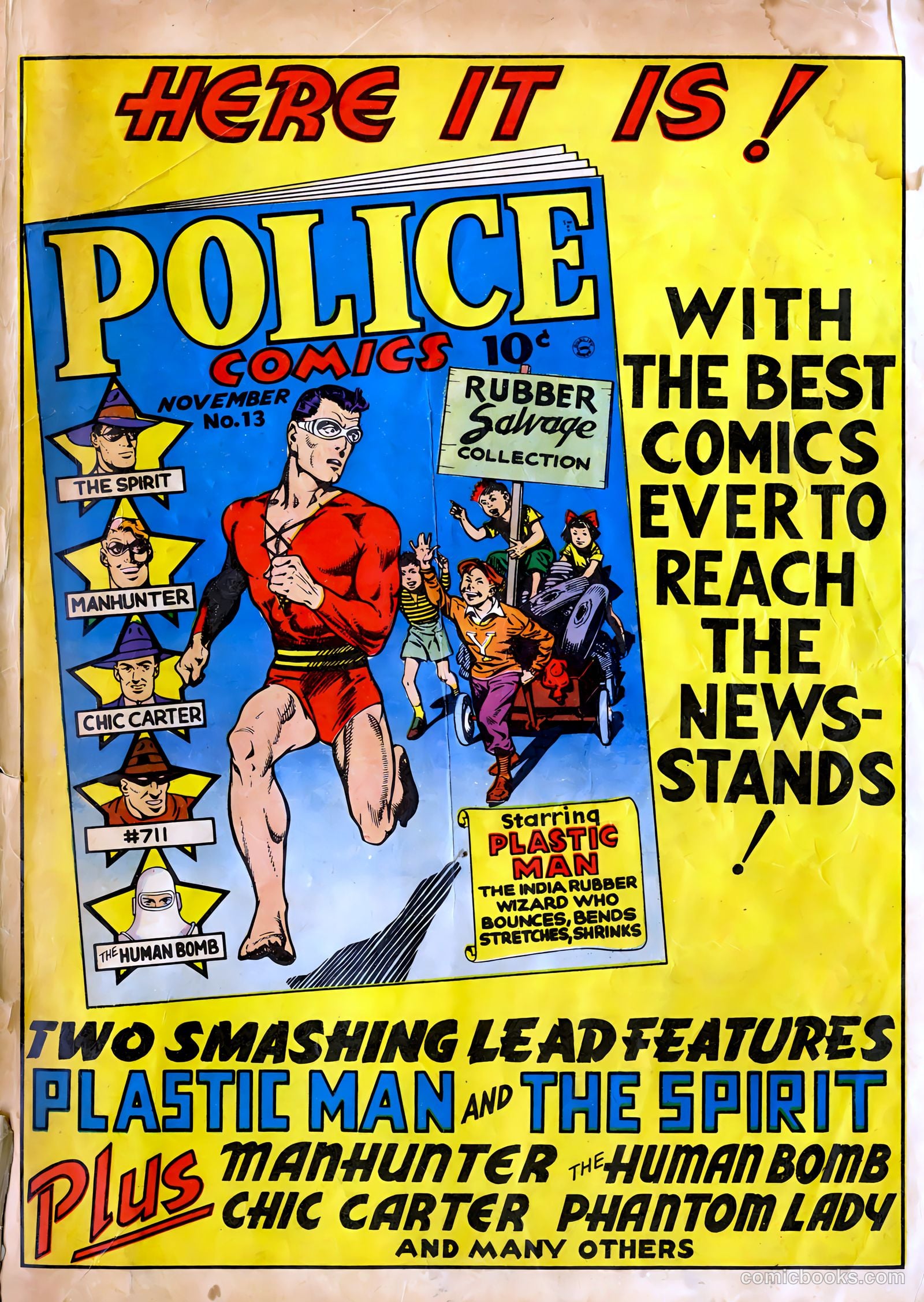 Police Comics #13 — page 67 of 68