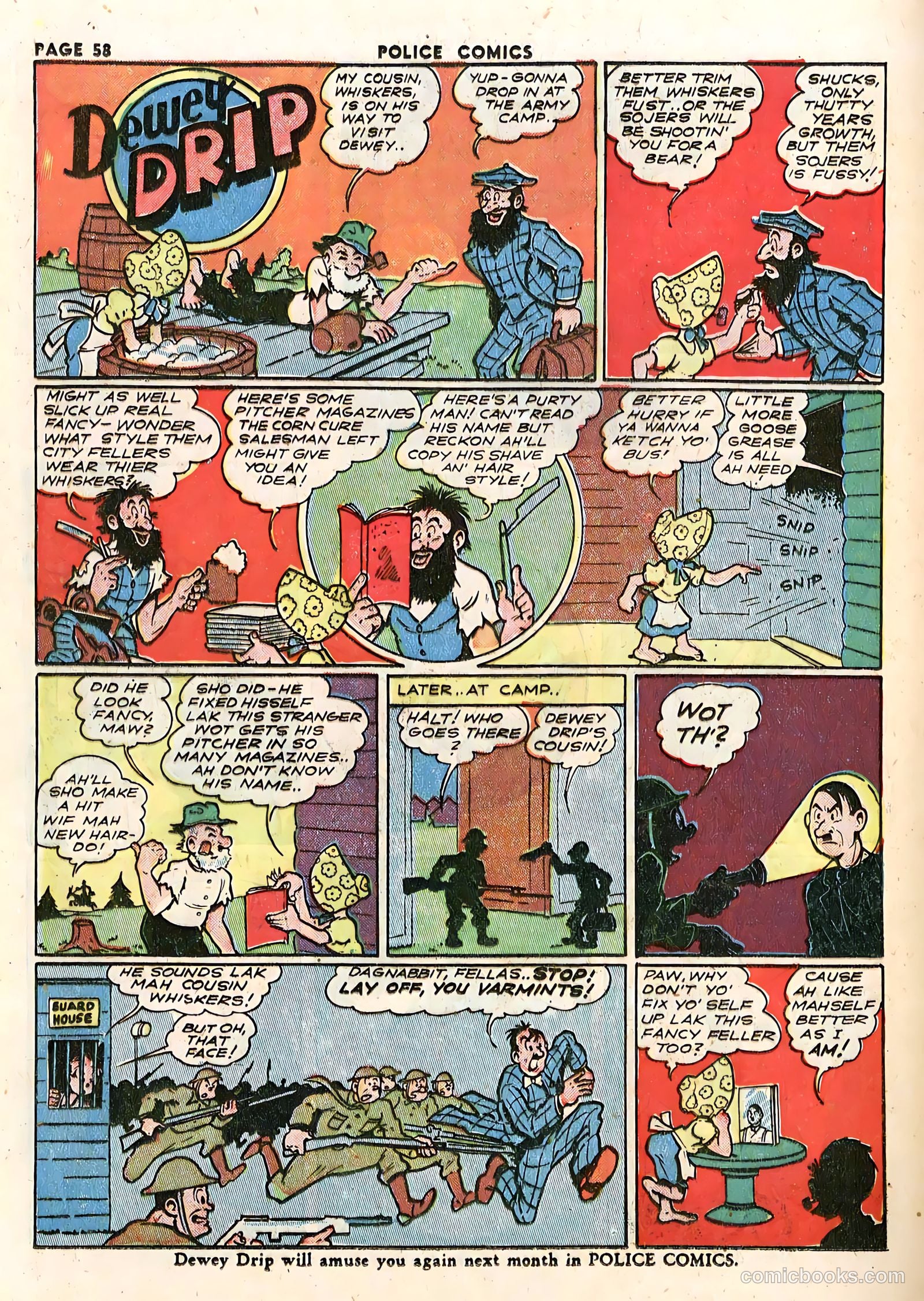 Police Comics #14 — page 60 of 68