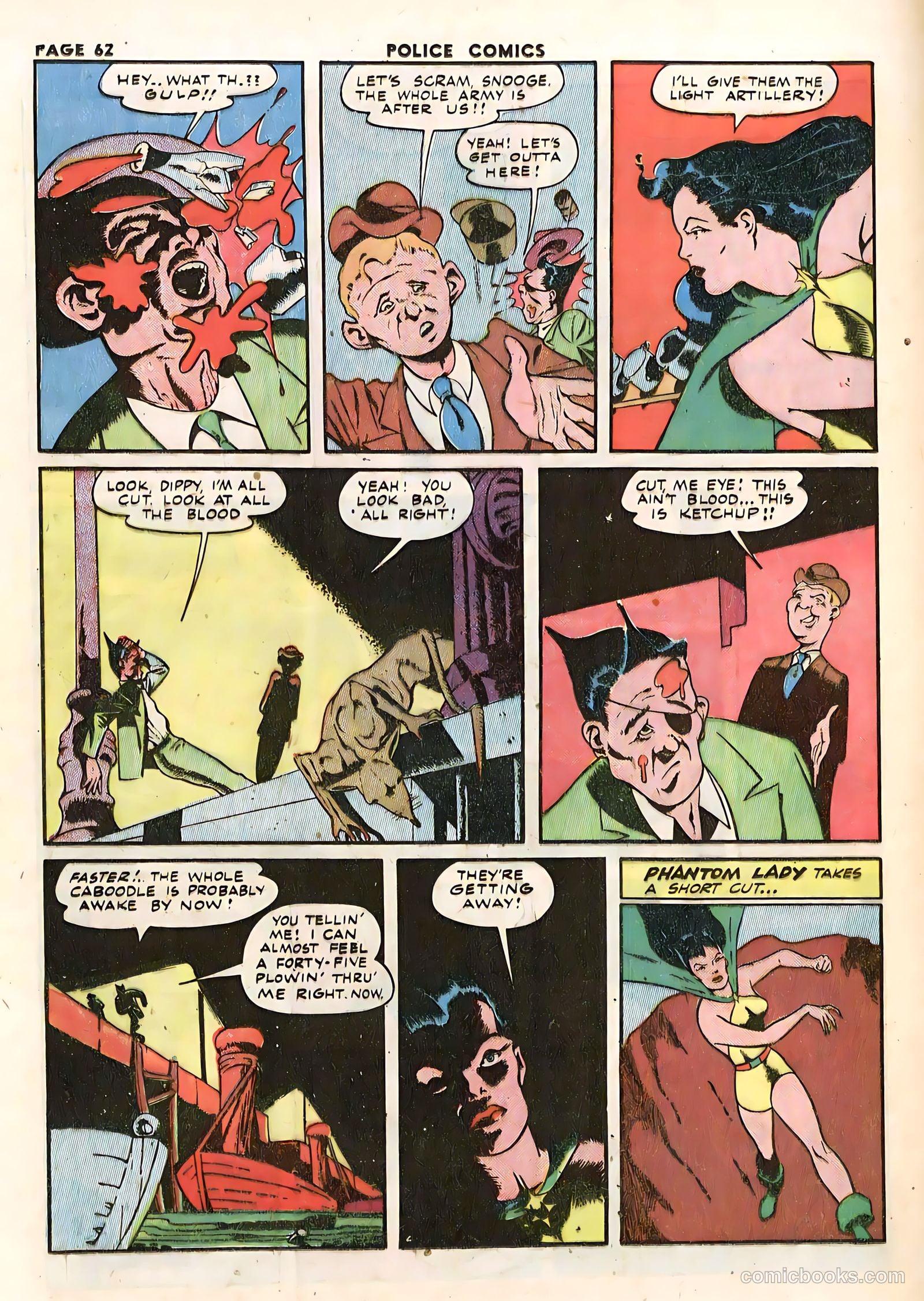 Police Comics #14 — page 64 of 68