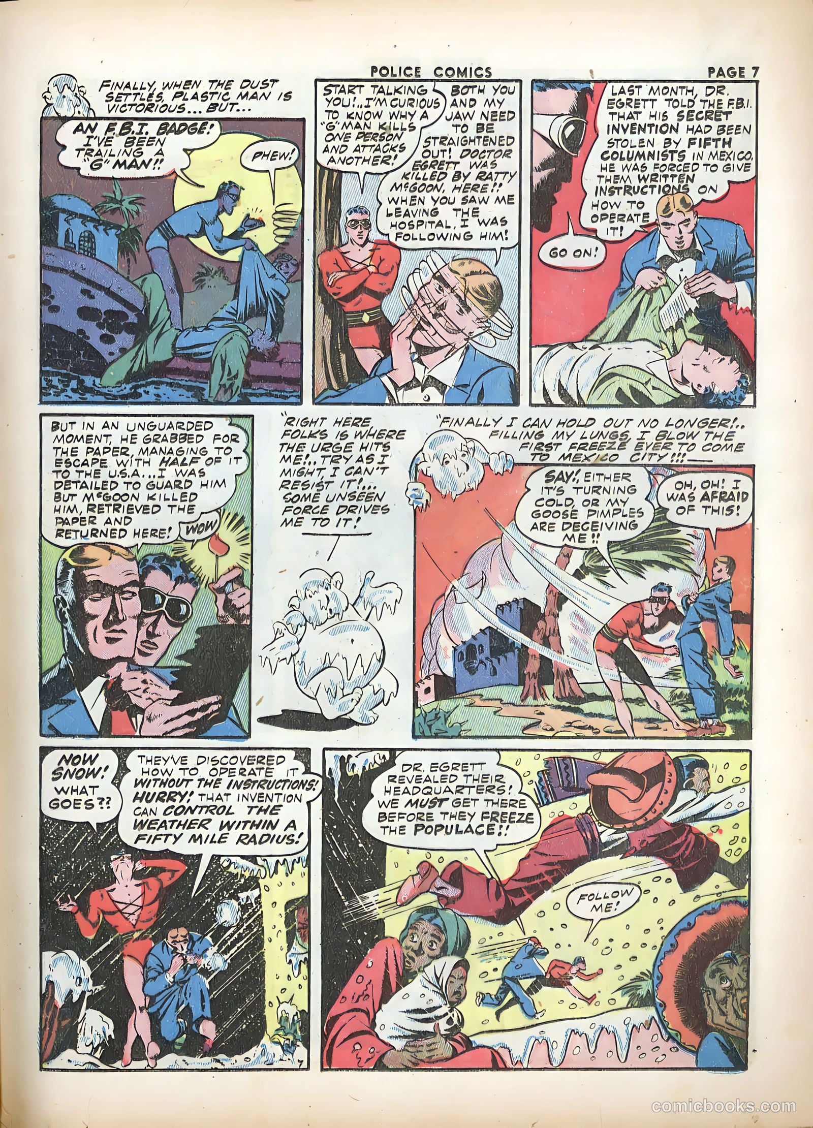 Police Comics #15 — page 9 of 68