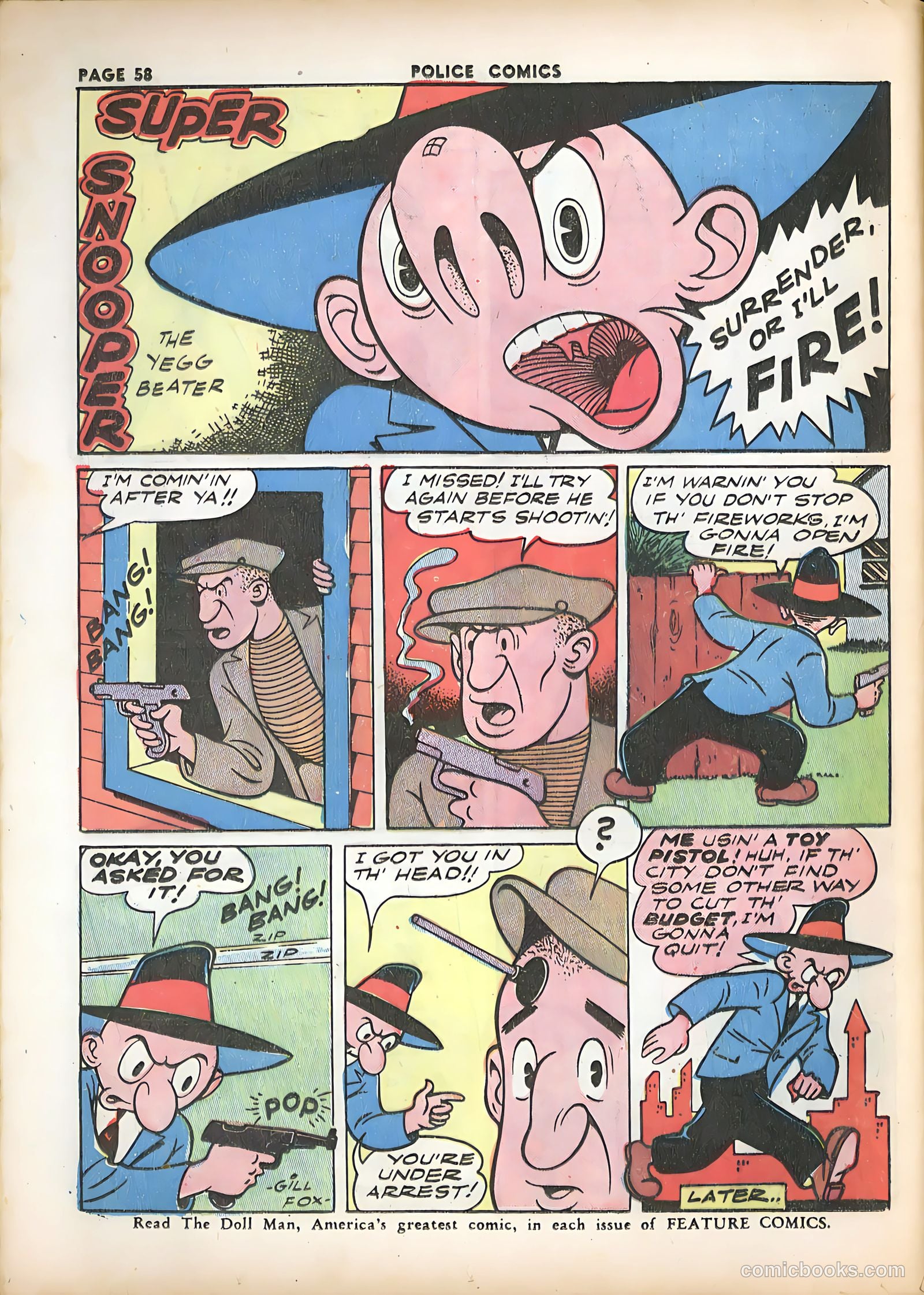 Police Comics #15 — page 60 of 68