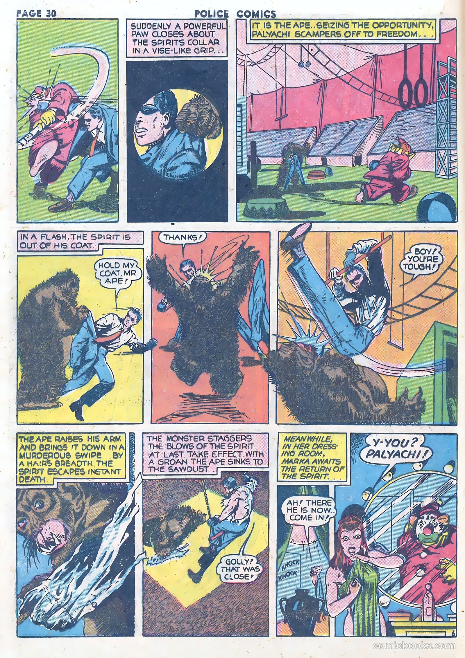 Police Comics #16 — page 32 of 67