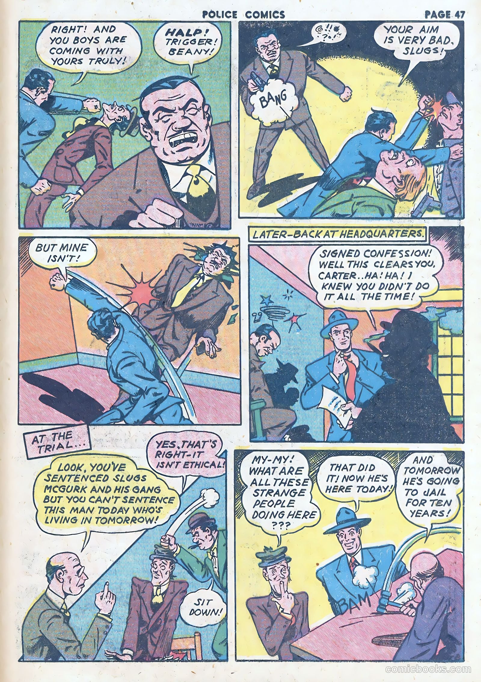 Police Comics #16 — page 48 of 67