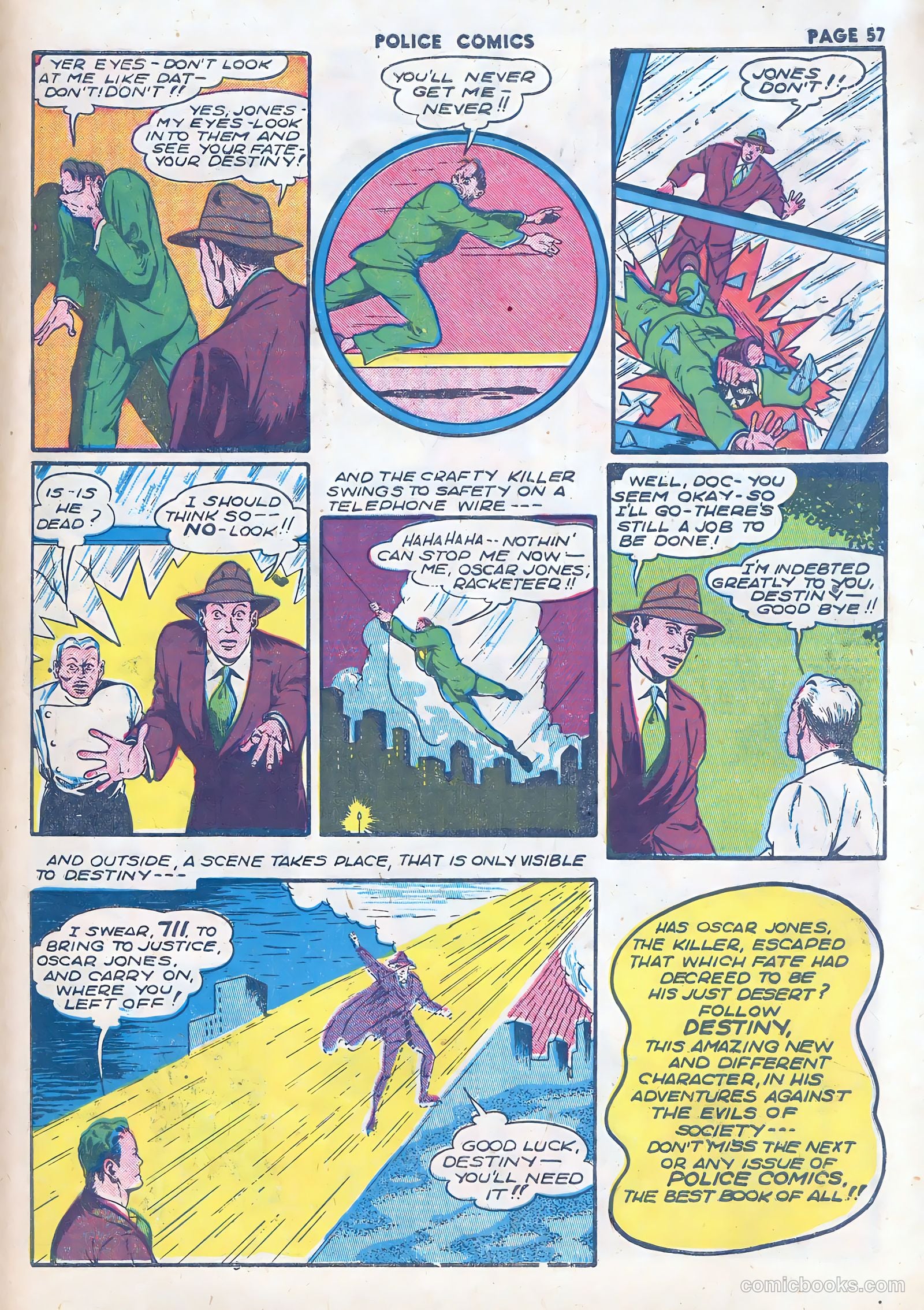 Police Comics #16 — page 58 of 67