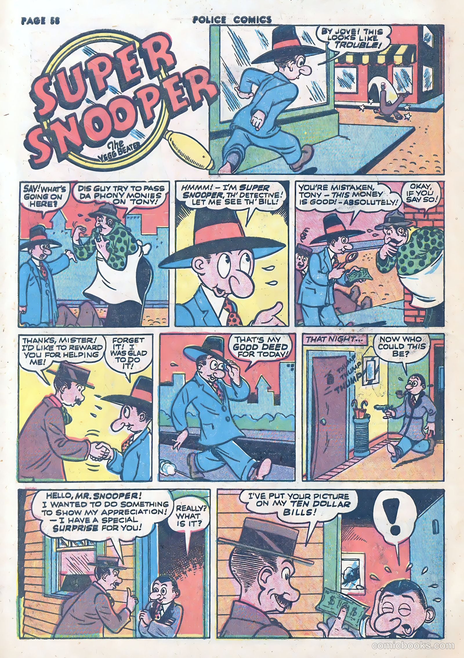 Police Comics #16 — page 59 of 67