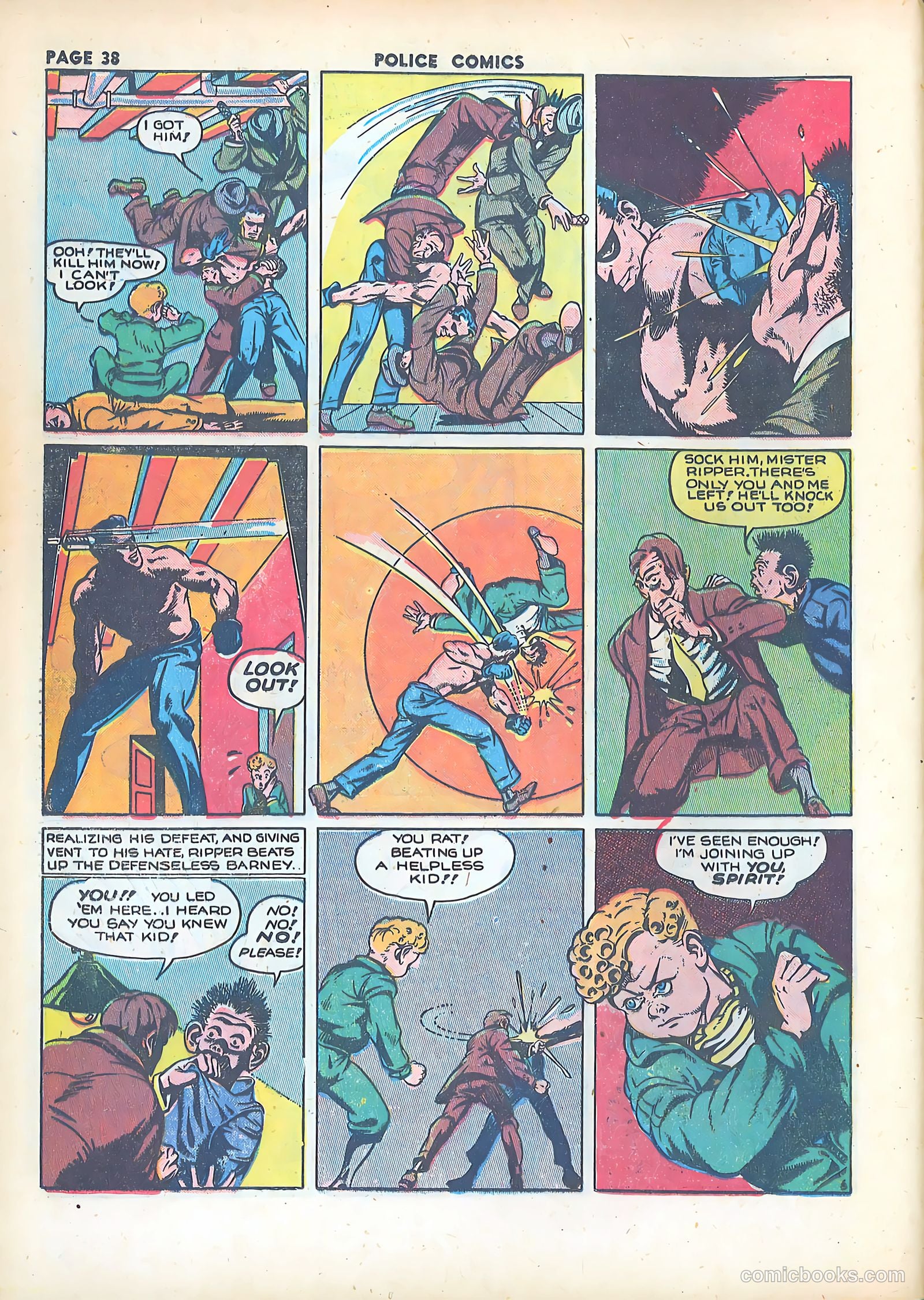 Police Comics #17 — page 40 of 68