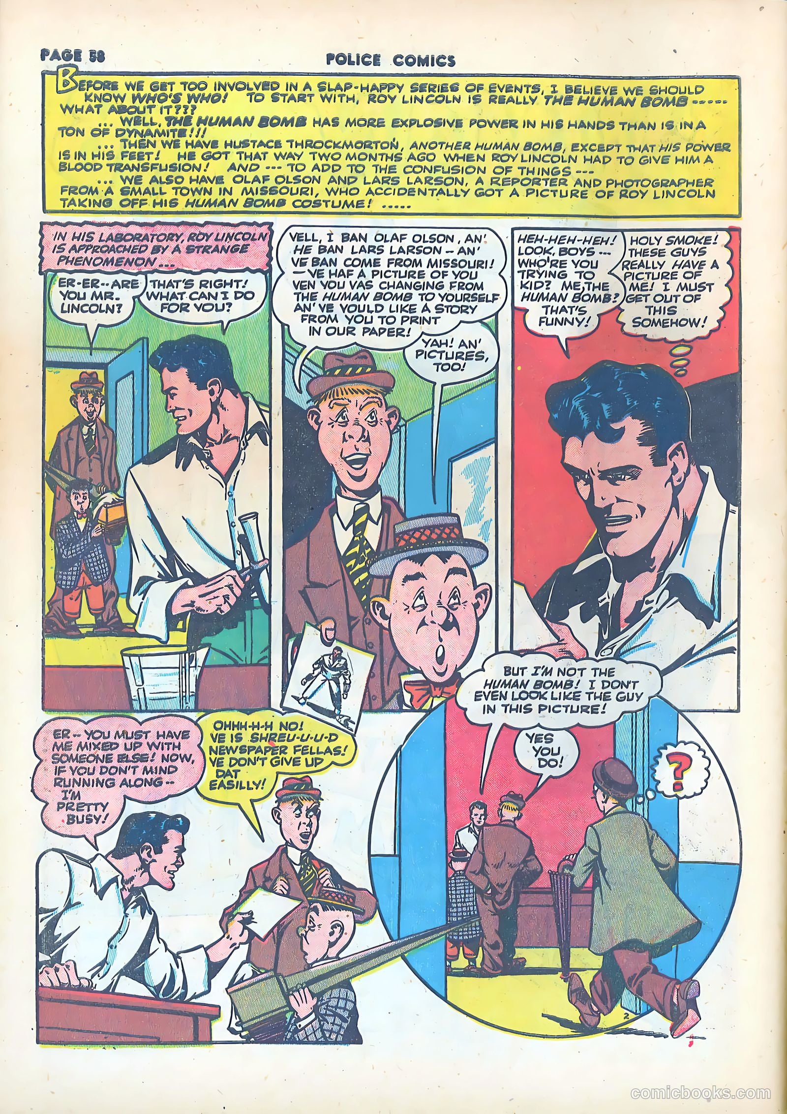 Police Comics #17 — page 60 of 68