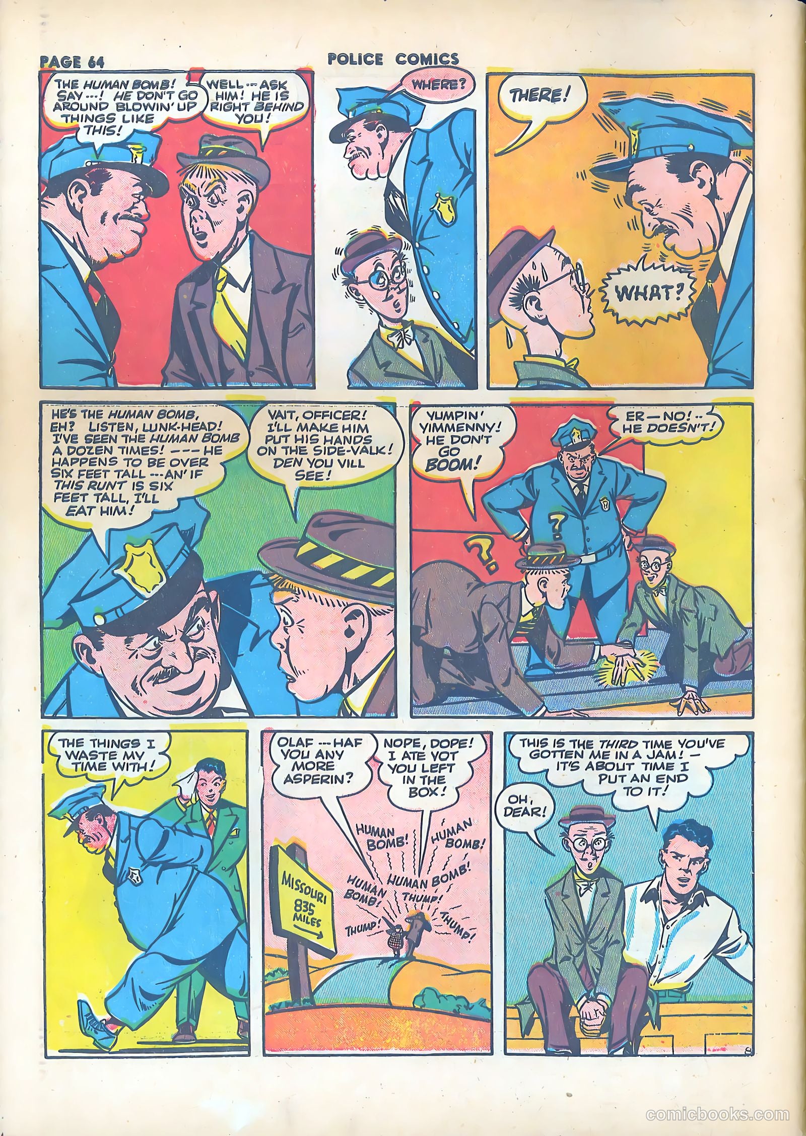 Police Comics #17 — page 66 of 68