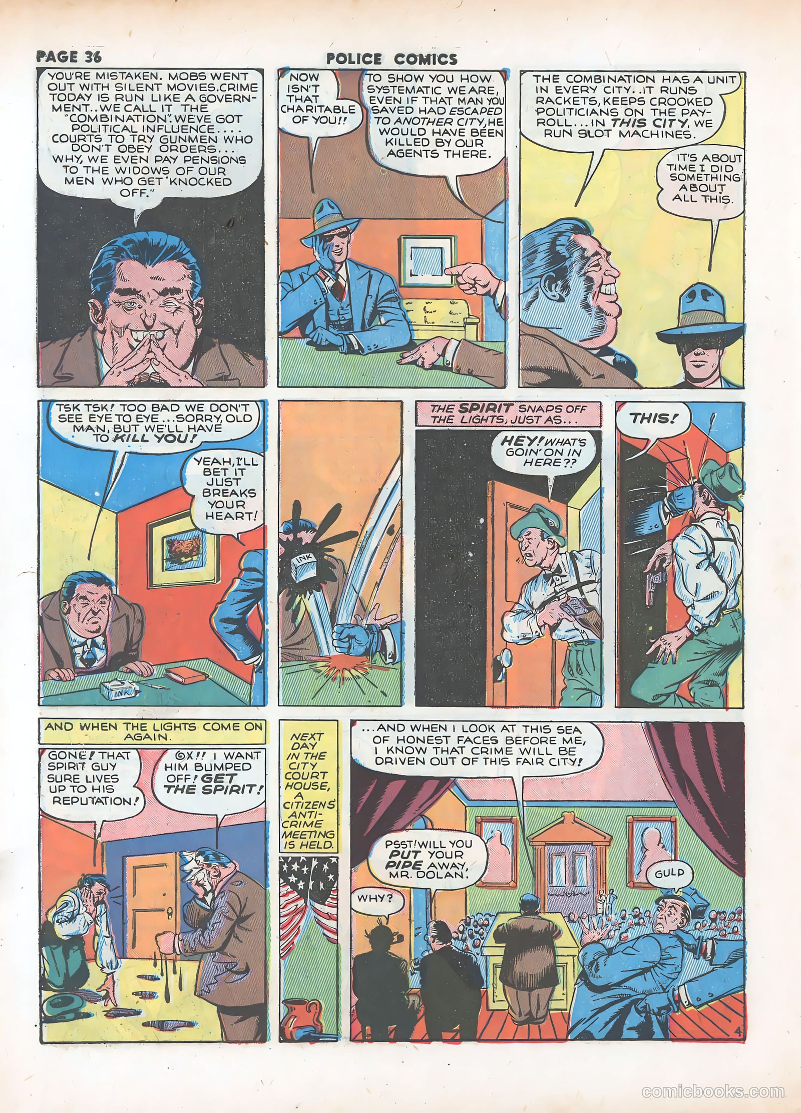 Police Comics #18 — page 38 of 68