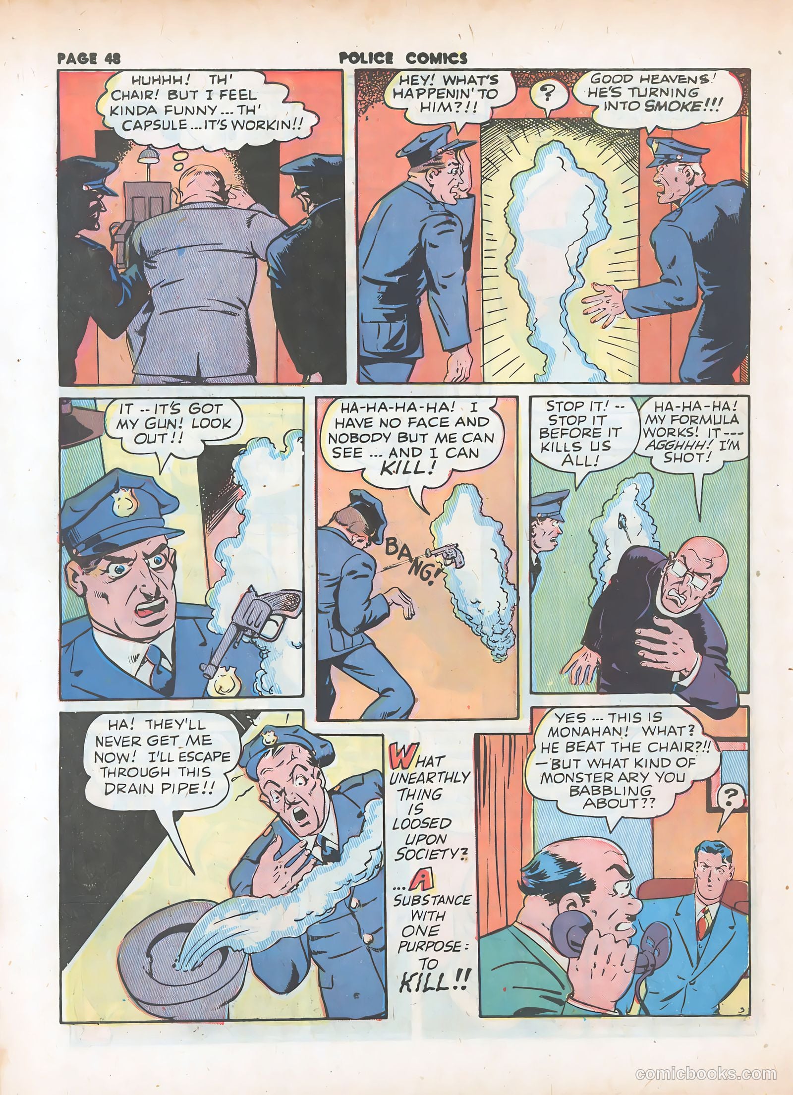 Police Comics #18 — page 50 of 68