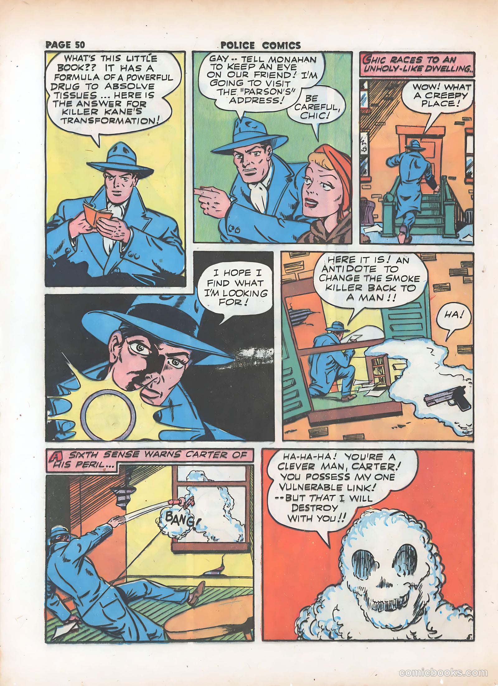 Police Comics #18 — page 52 of 68