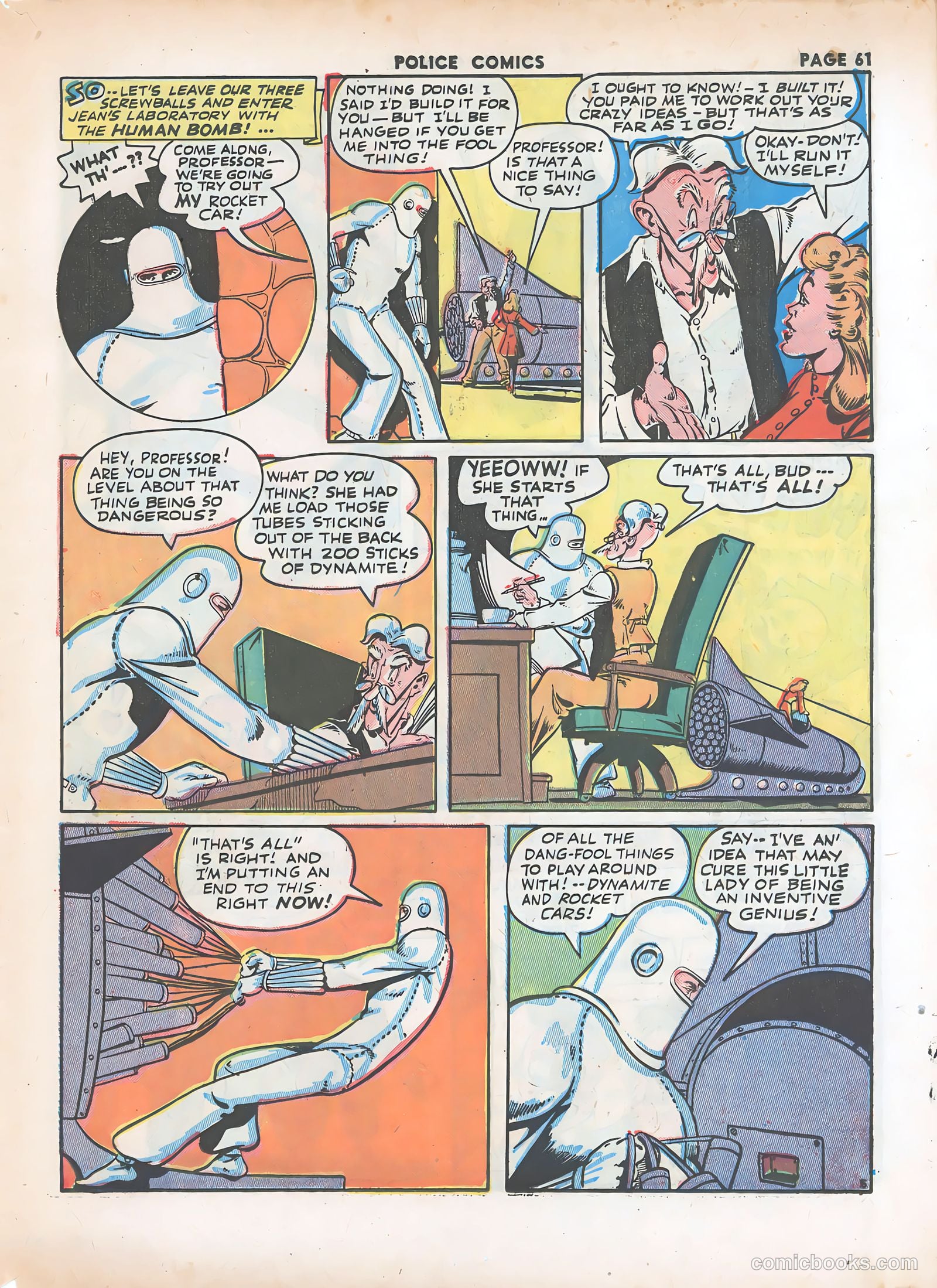 Police Comics #18 — page 63 of 68
