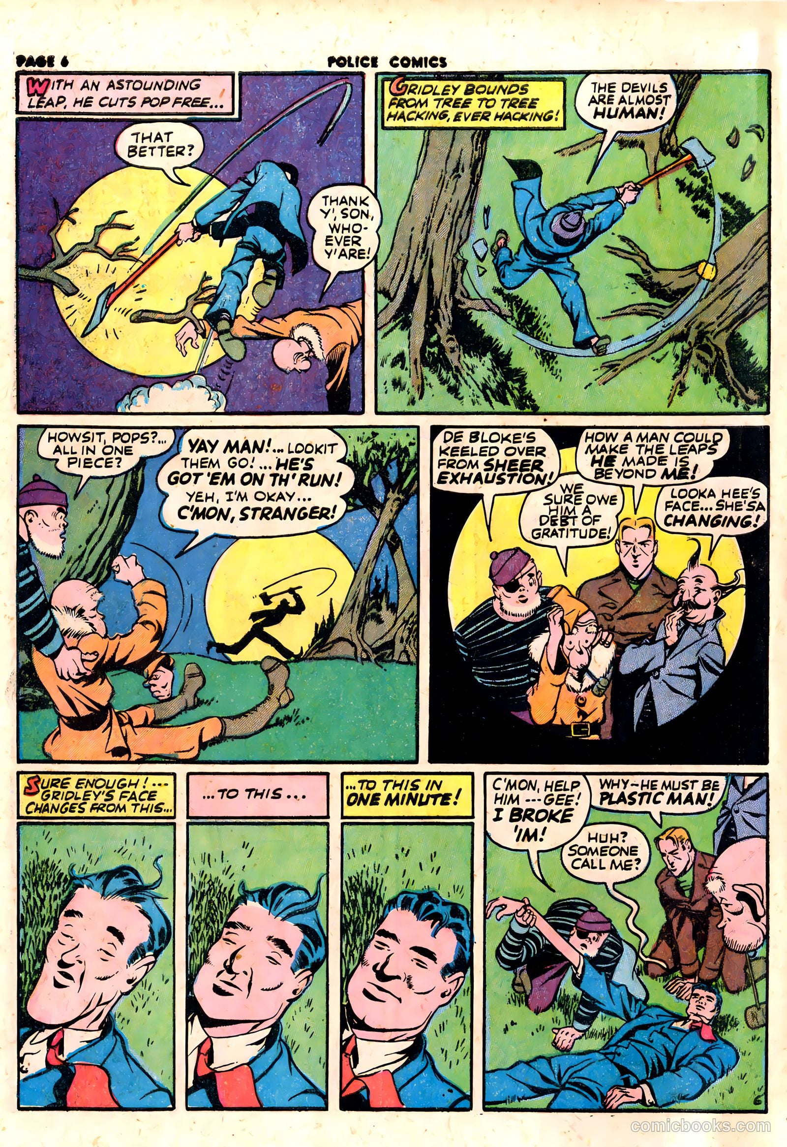 Police Comics #19 — page 8 of 68