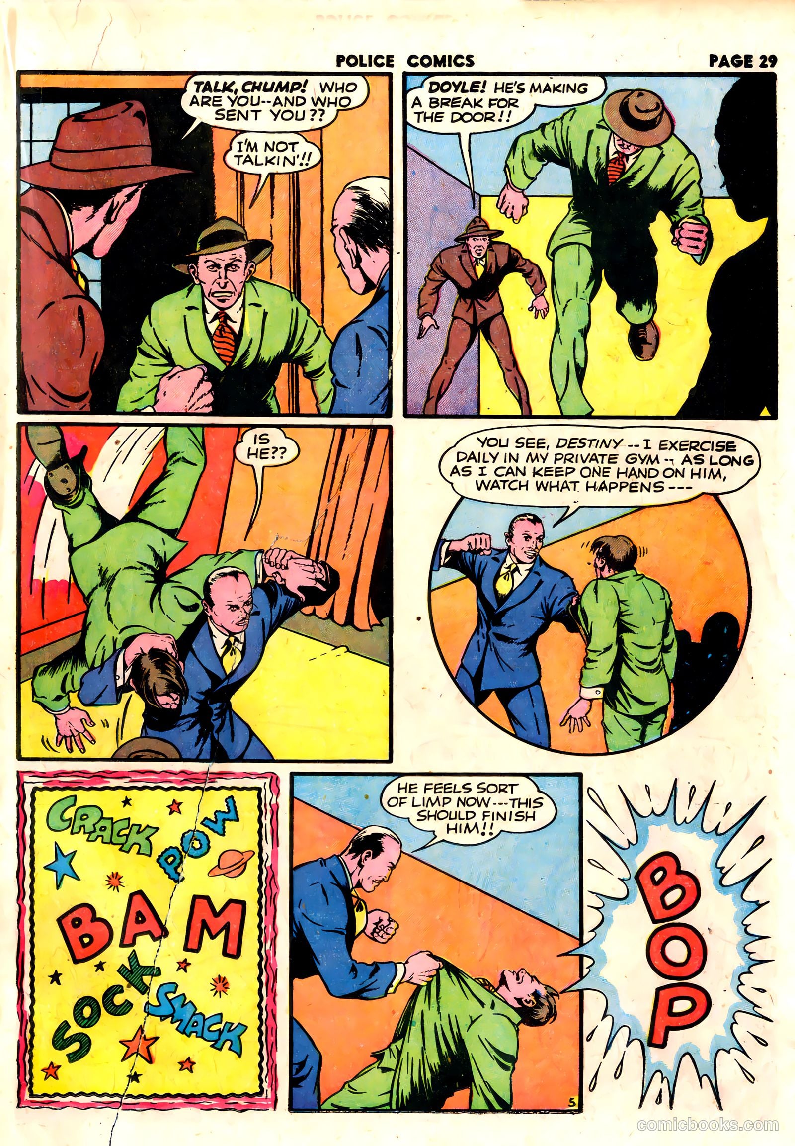 Police Comics #19 — page 31 of 68