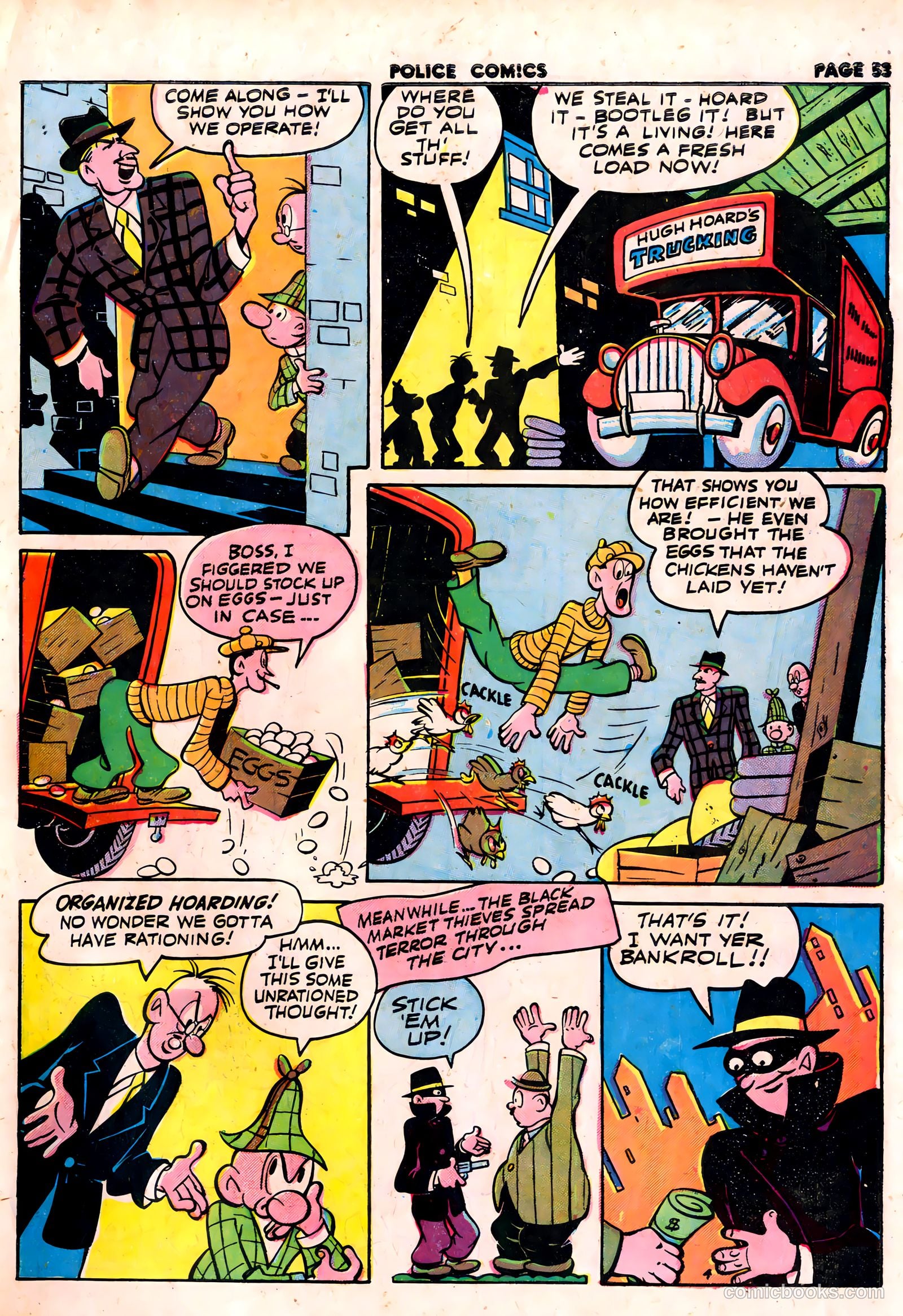 Police Comics #19 — page 55 of 68