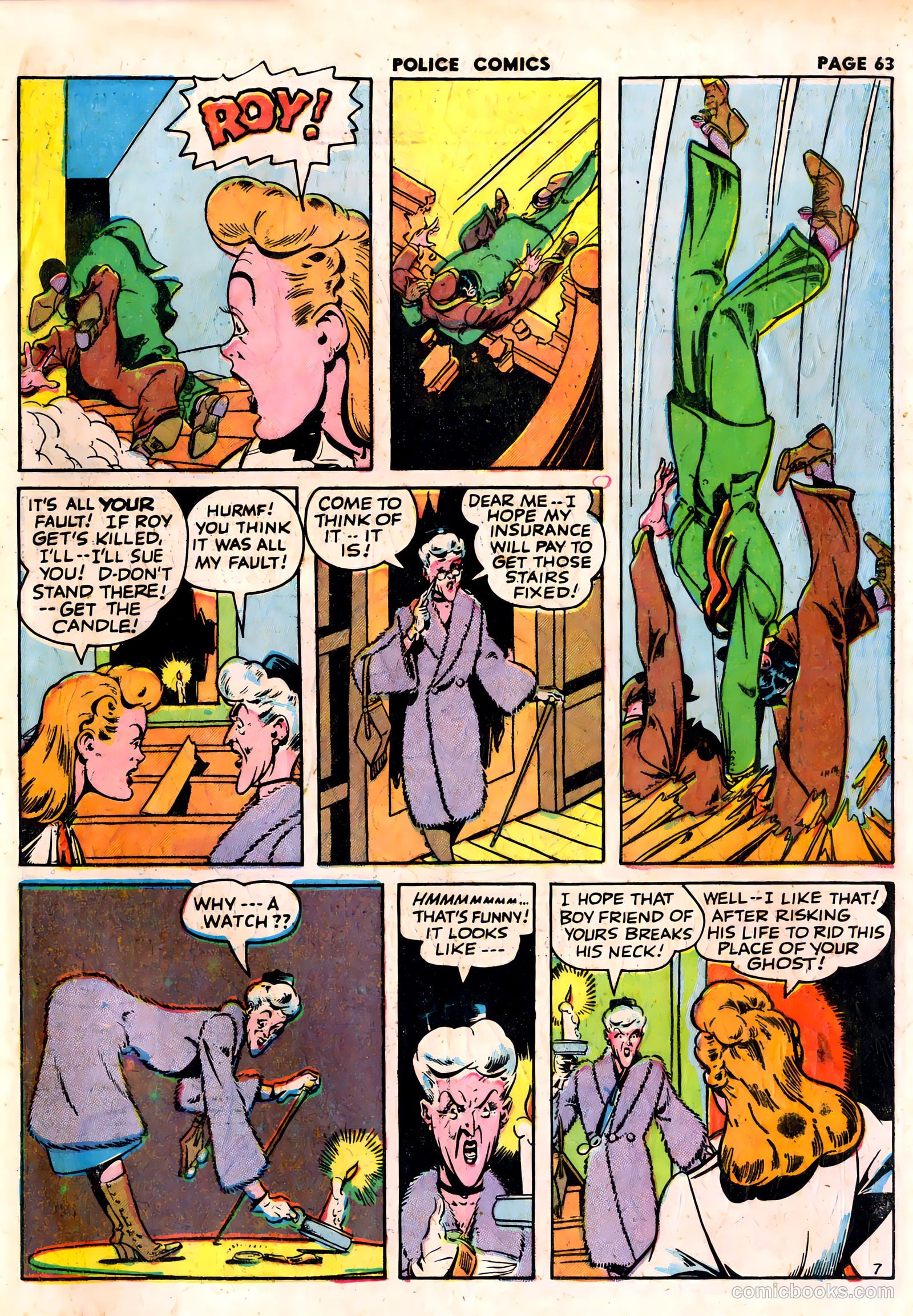 Police Comics #19 — page 65 of 68