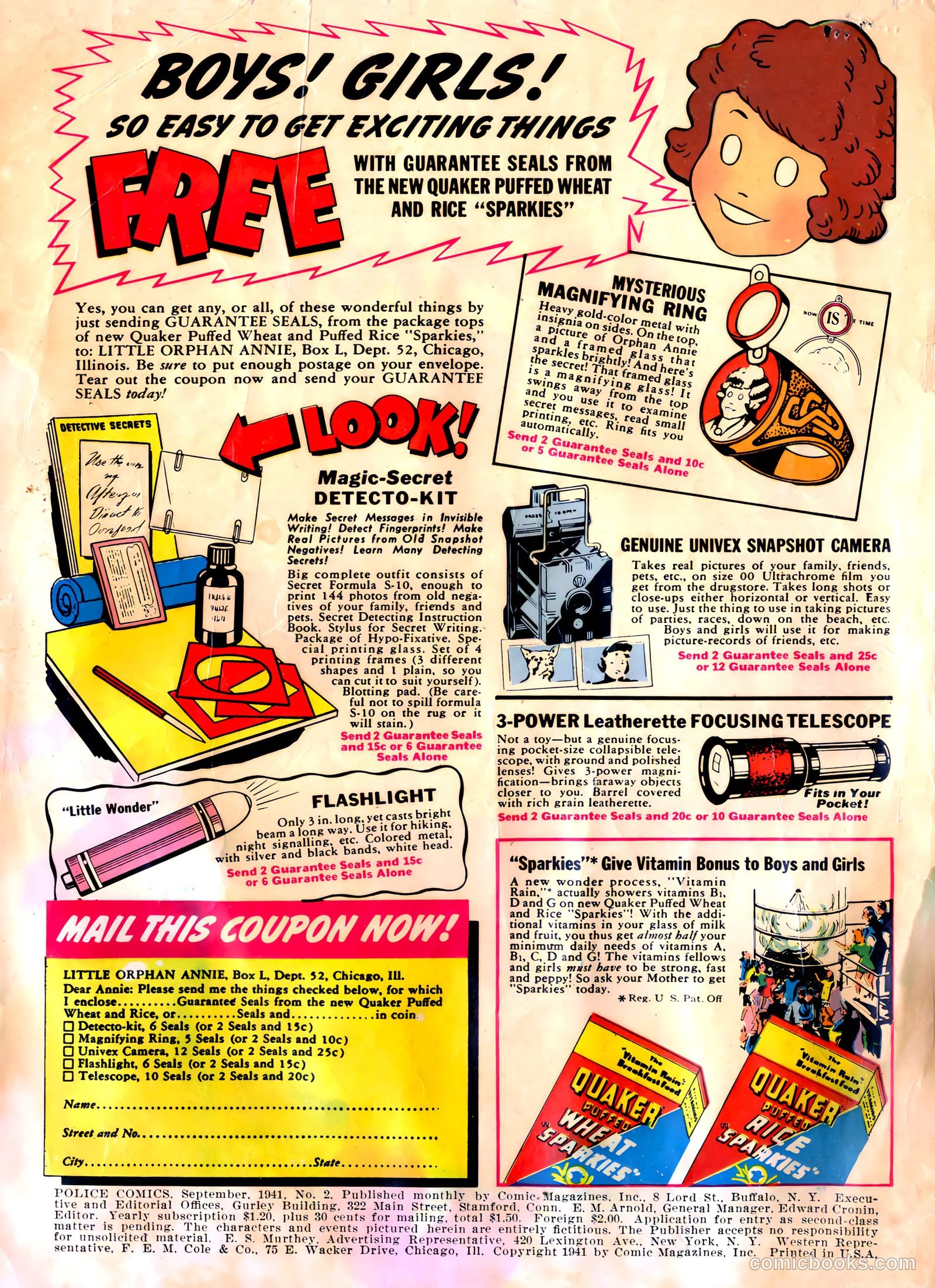 Police Comics #2 — page 2 of 68