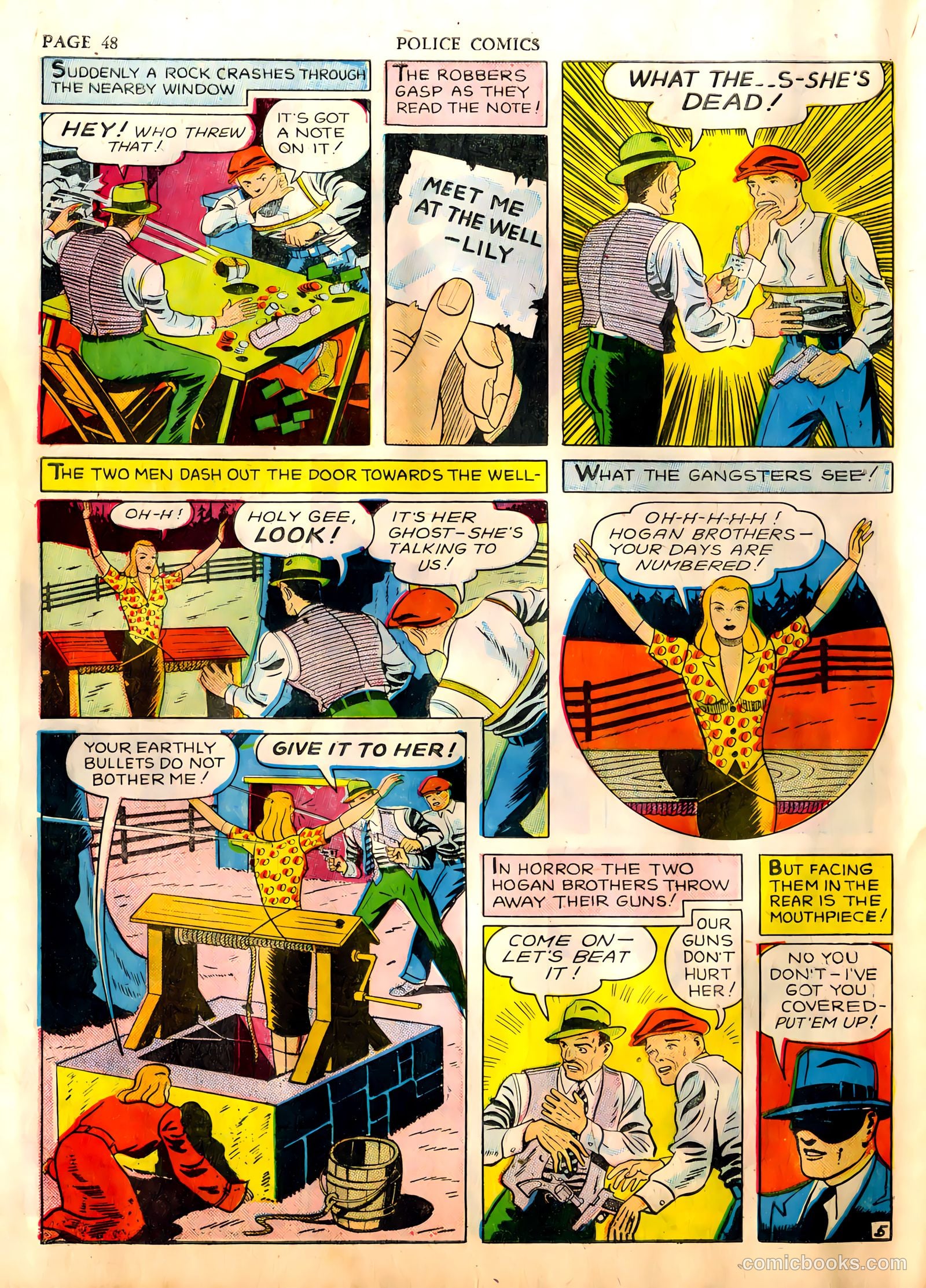 Police Comics #2 — page 50 of 68