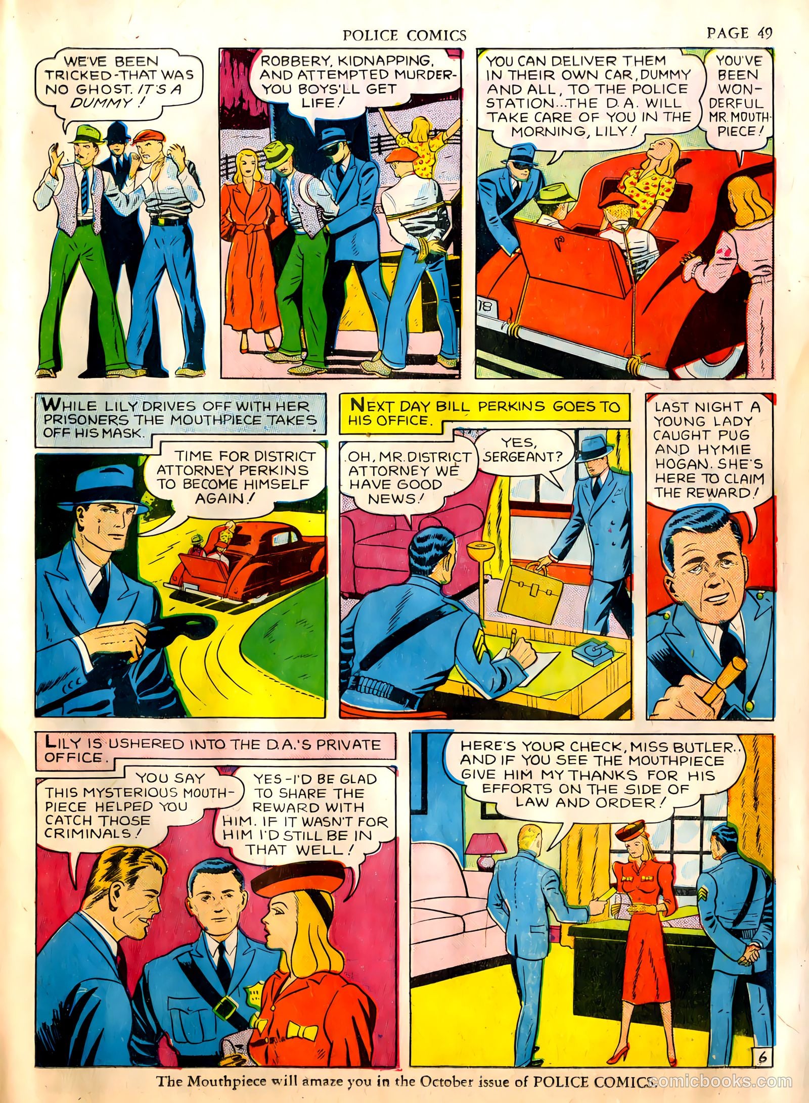 Police Comics #2 — page 51 of 68